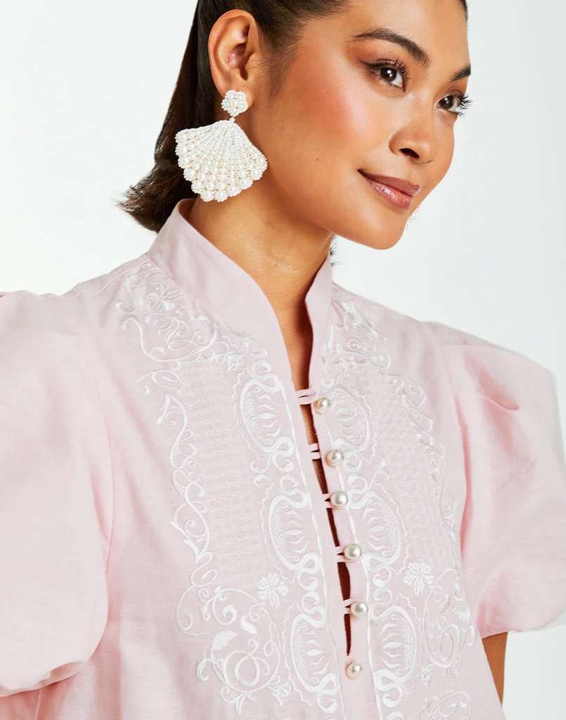 Elliana Barong Mini Dress - Image 3
