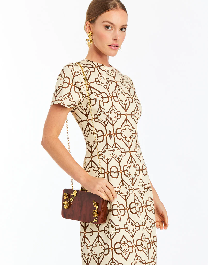 Augustine Gilded Tortoise Acrylic Bag - Image 6