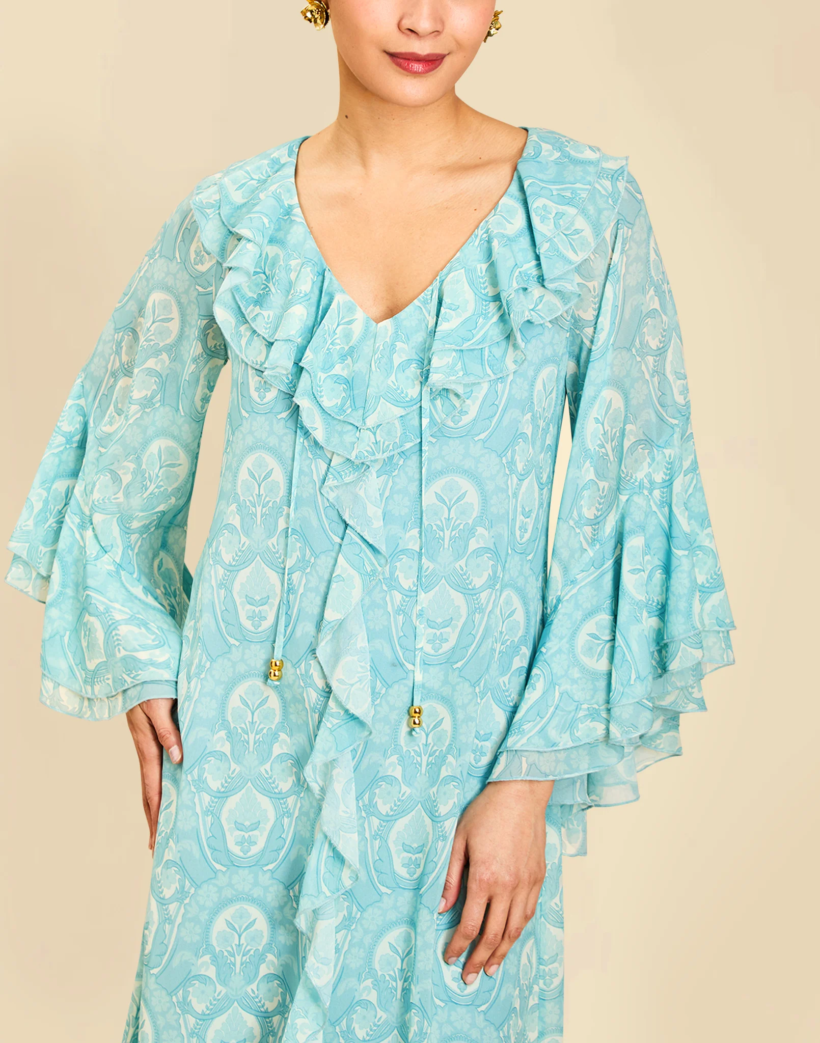 Bimini Ruffle Caftan - Image 4