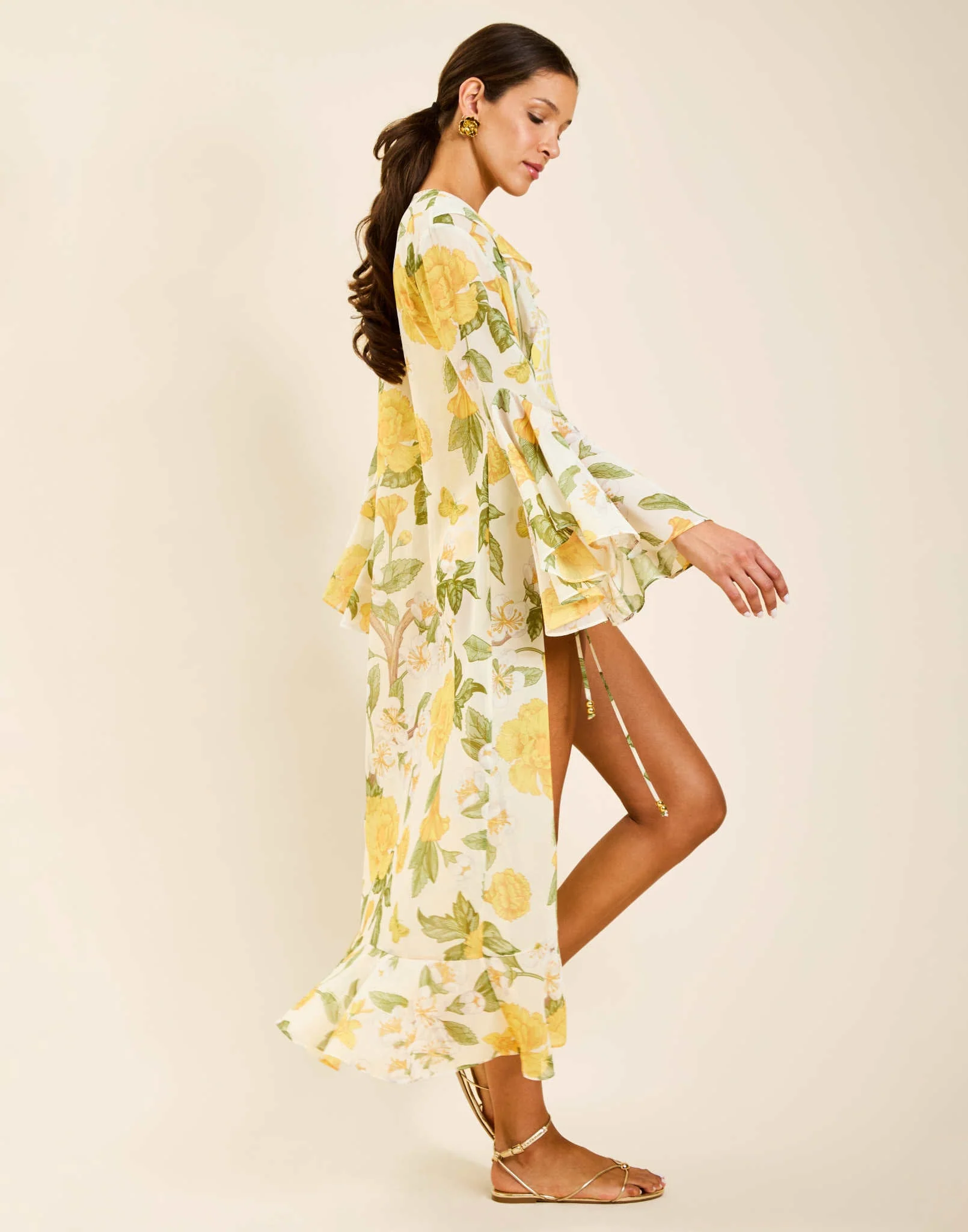 Bimini Ruffle Tie Cover Up - Image 6