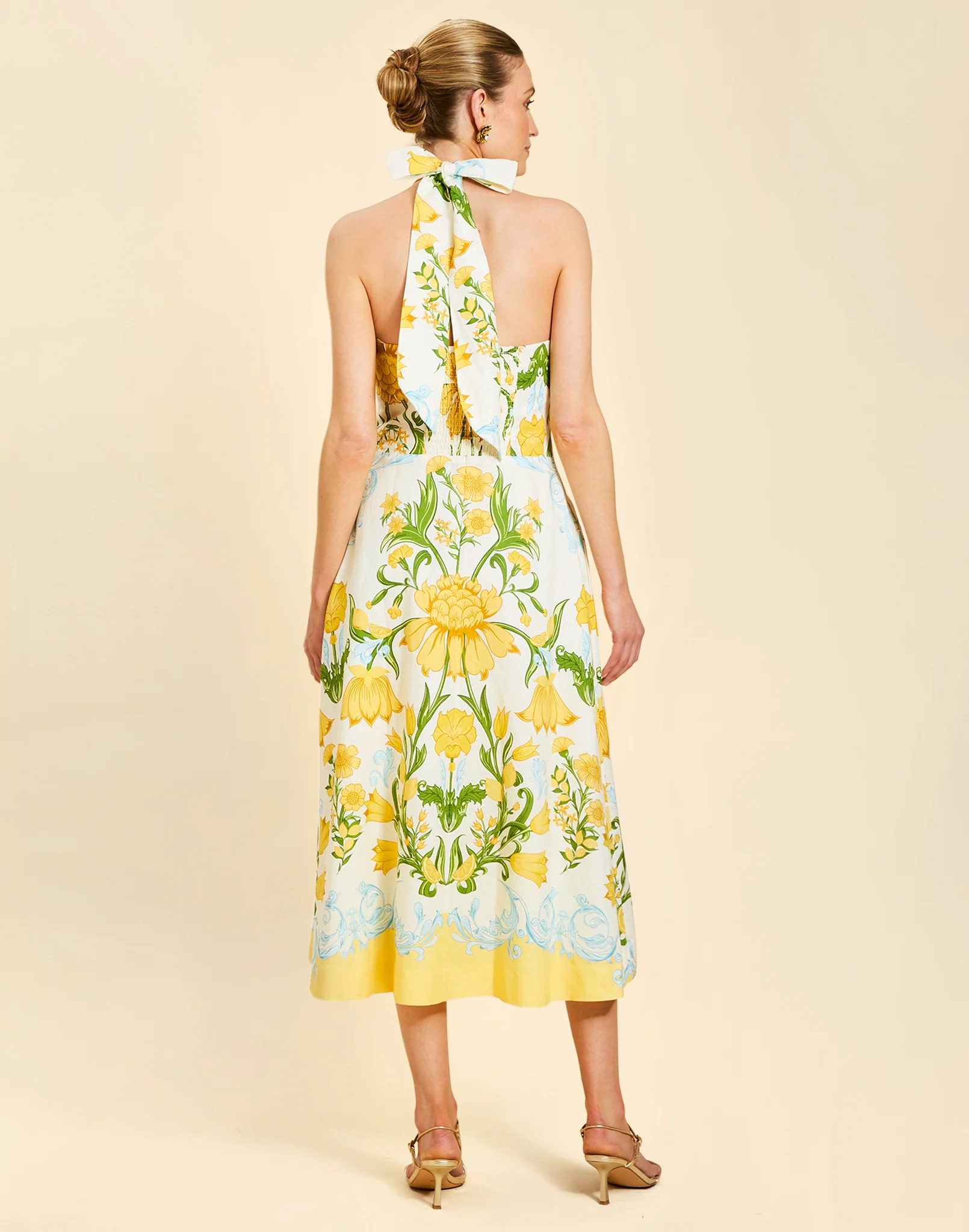 Copacabana Halter Midi Dress - Image 3