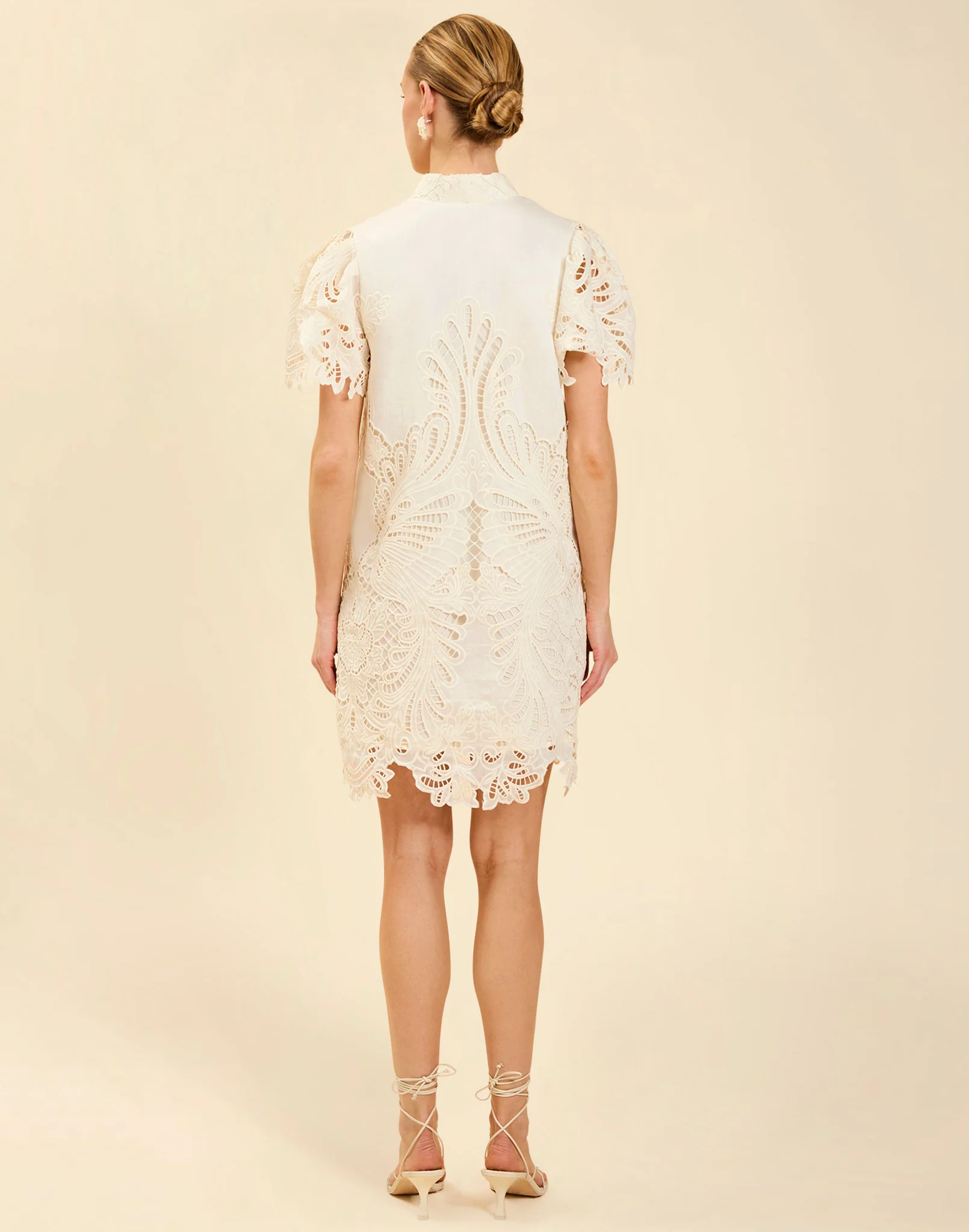 Elliana Lace Mini Dress - Image 5
