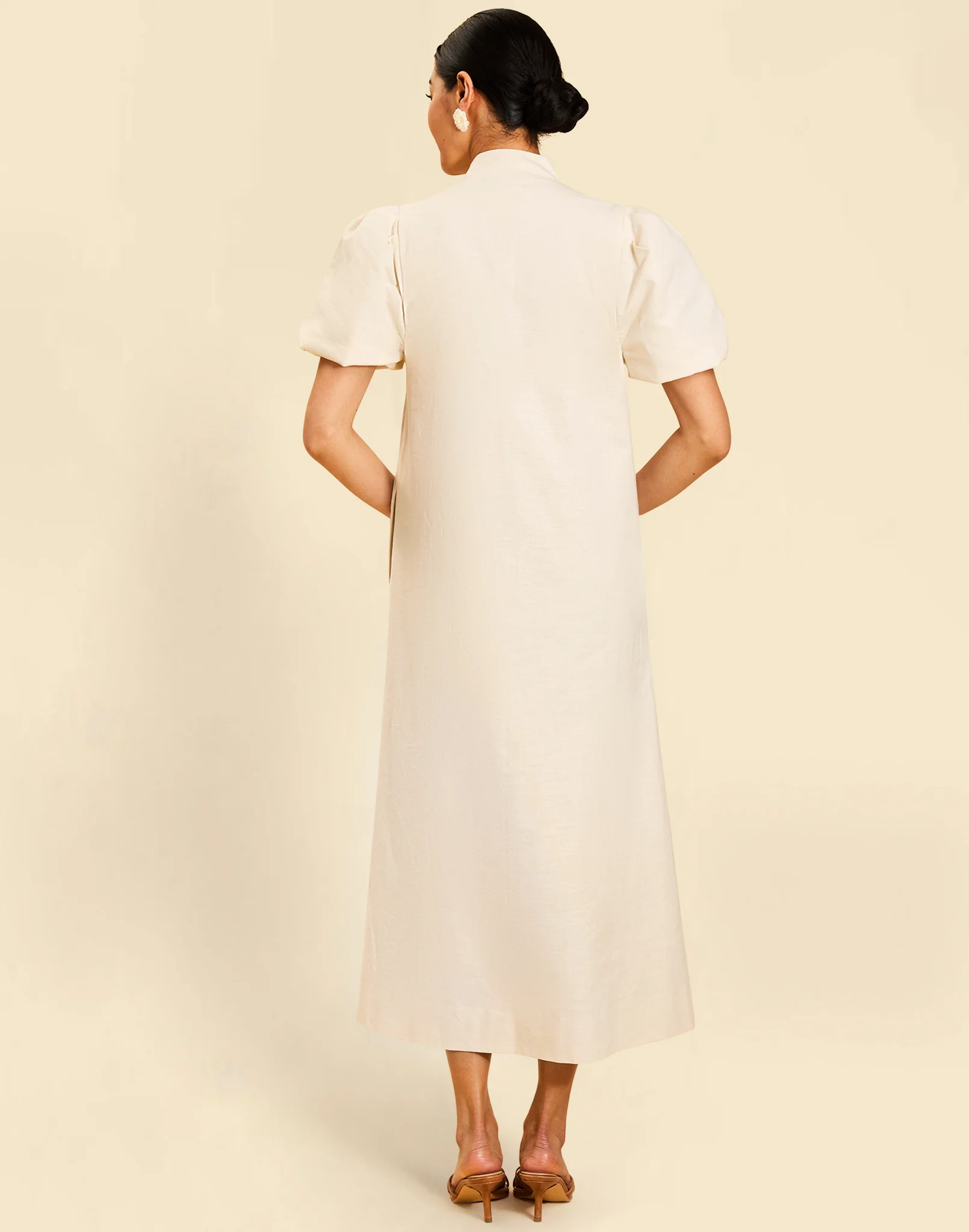 Elliana Barong Midi Dress - Image 4