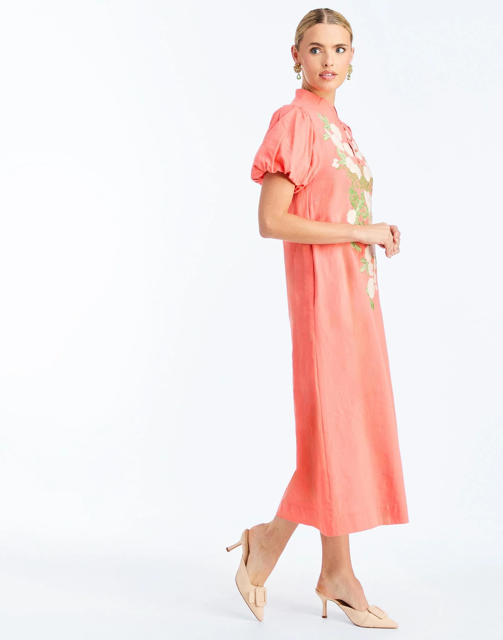 Elliana Barong Midi Dress - Image 2