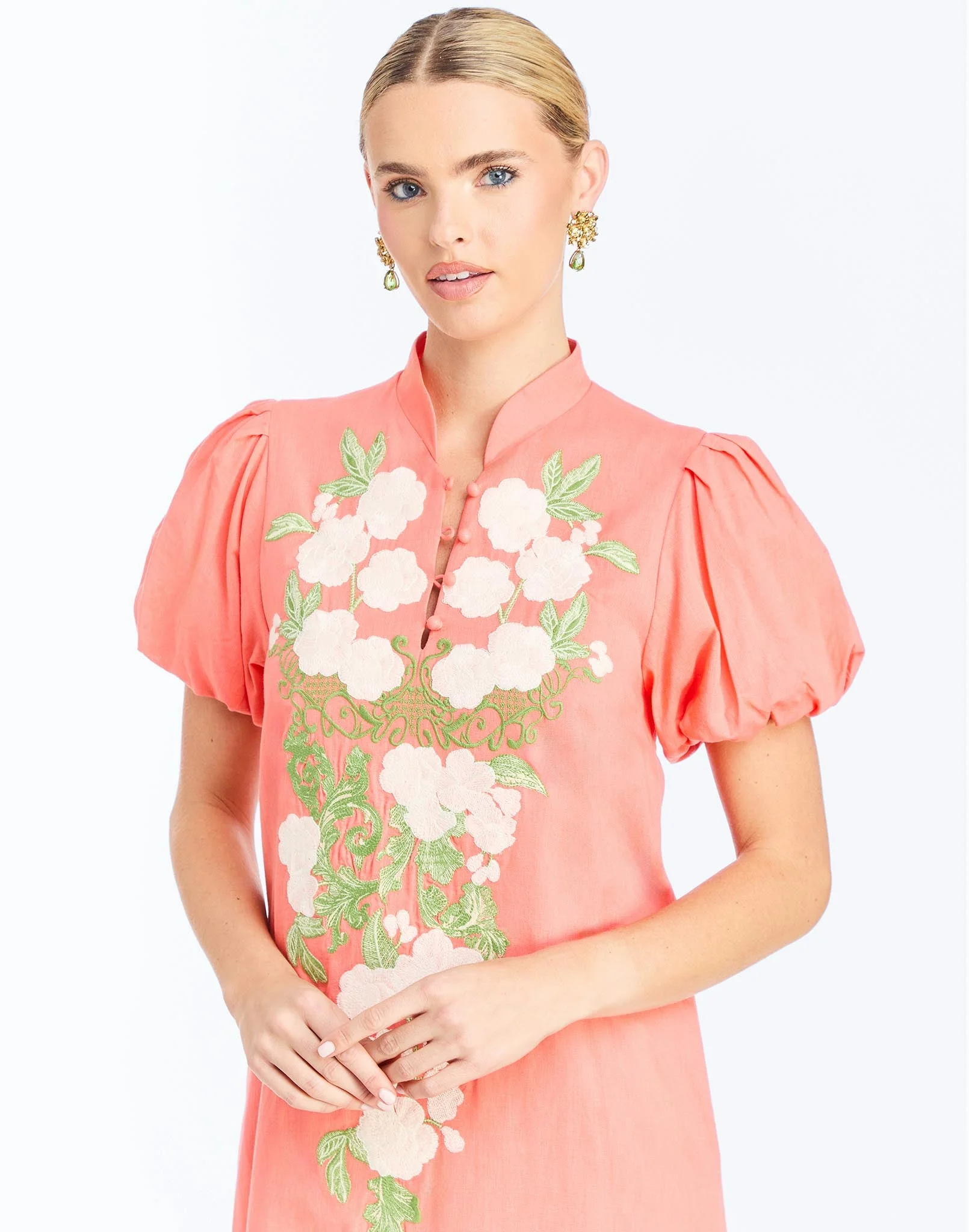 Elliana Barong Midi Dress - Image 3
