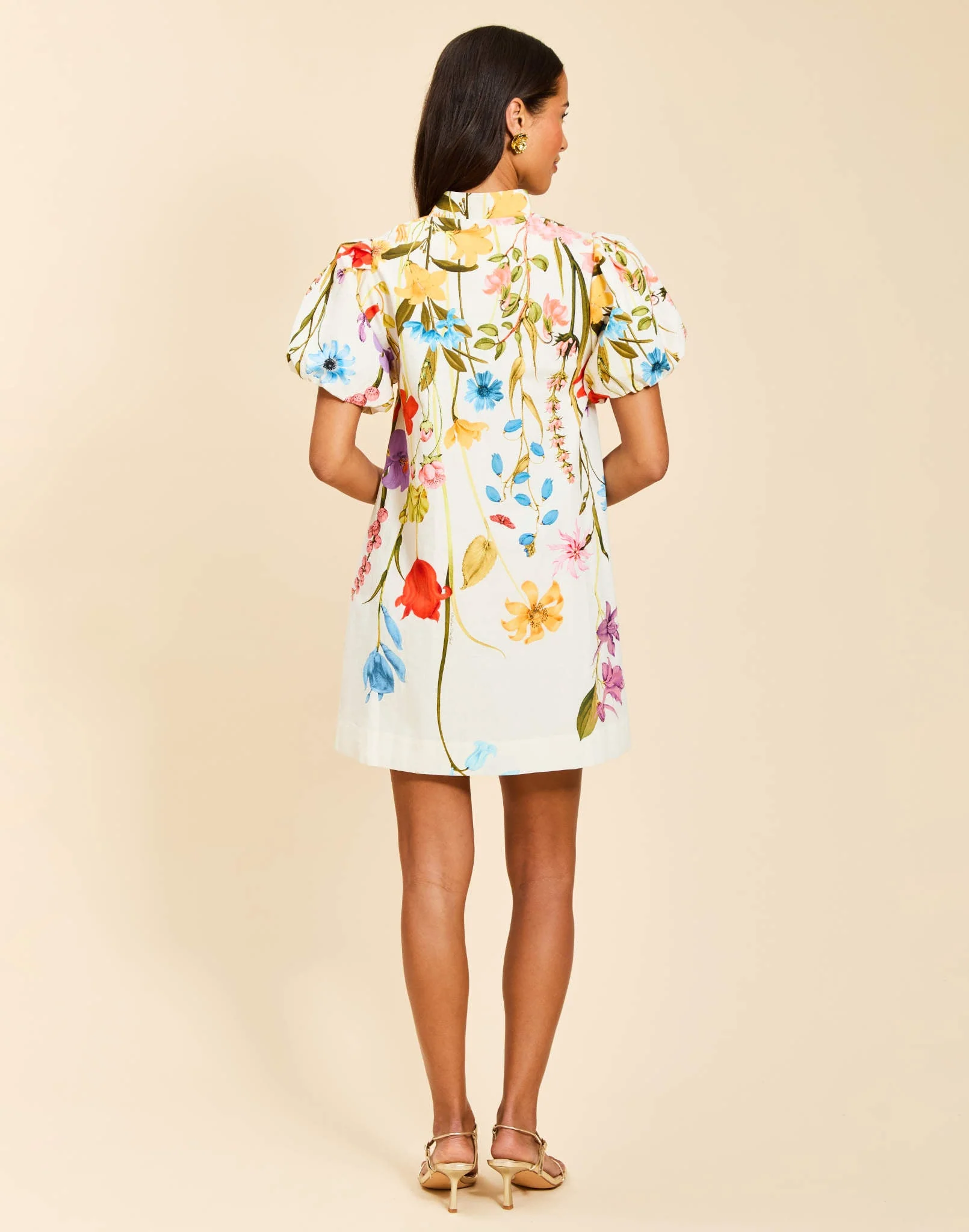 Elliana Printed Mini Dress - Image 4