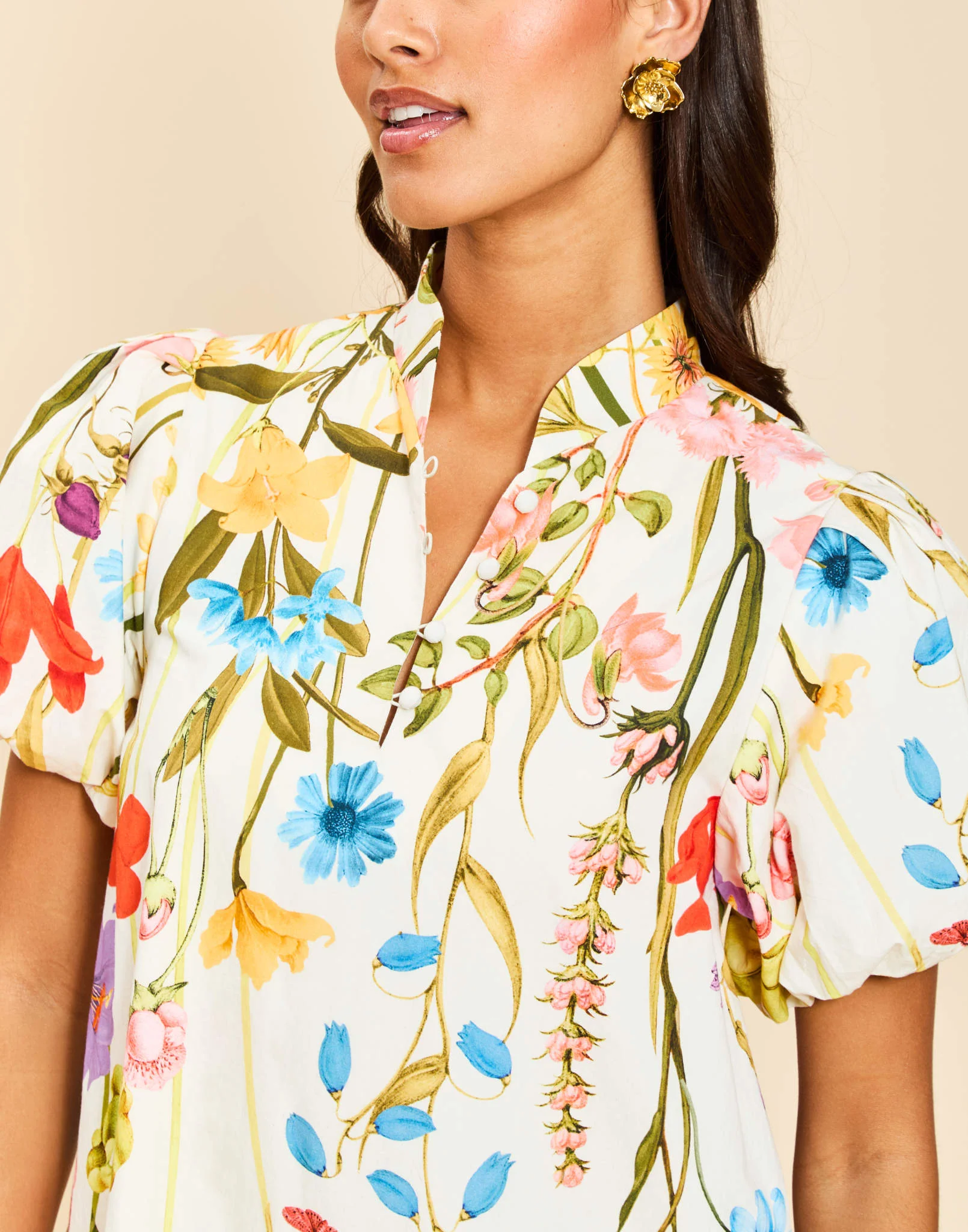 Elliana Printed Mini Dress - Image 5