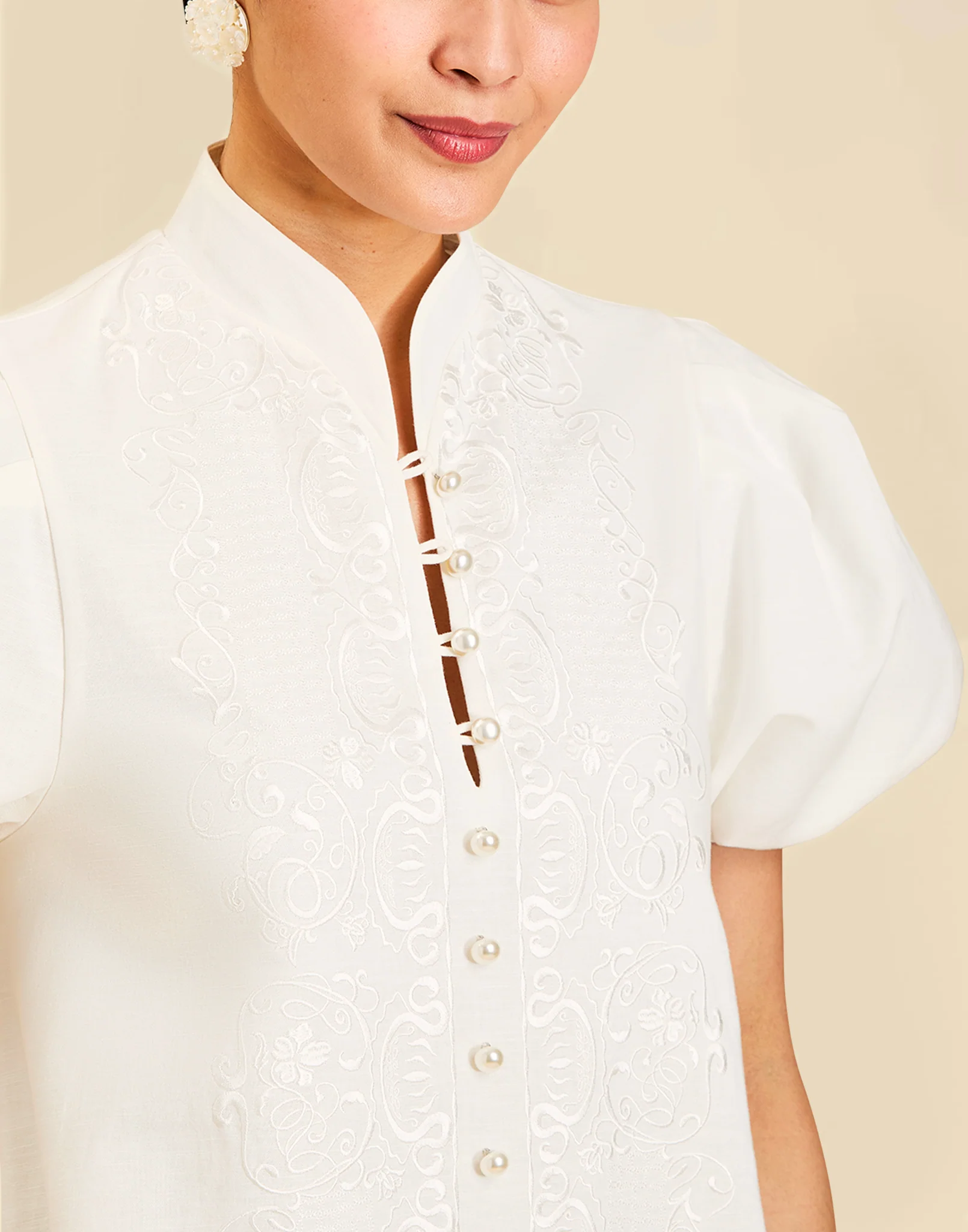 Elliana Barong Mini Dress - Image 5