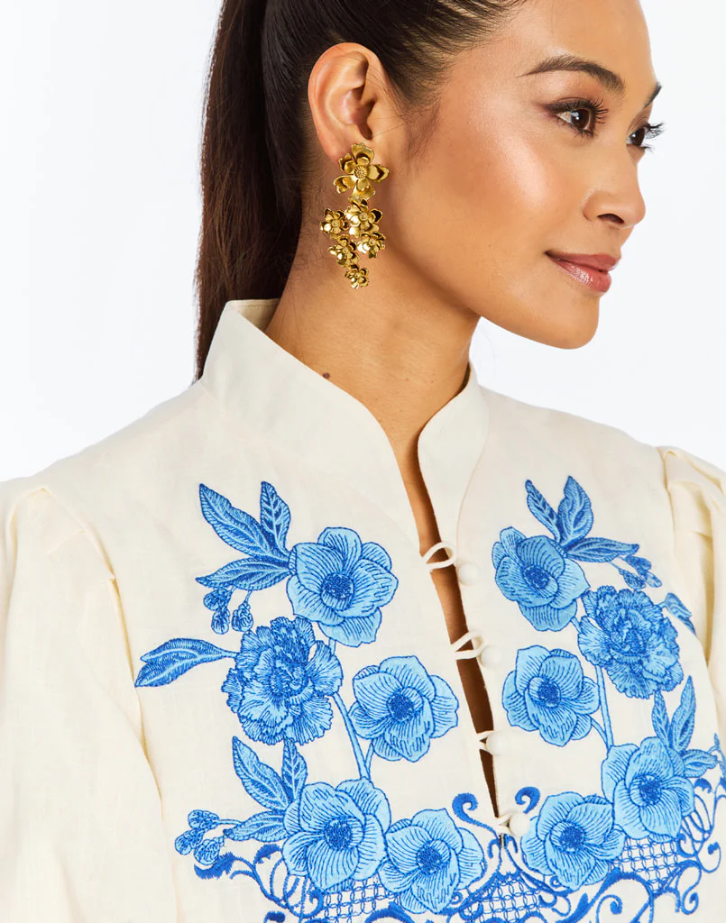 Elliana Barong Mini Dress - Image 3