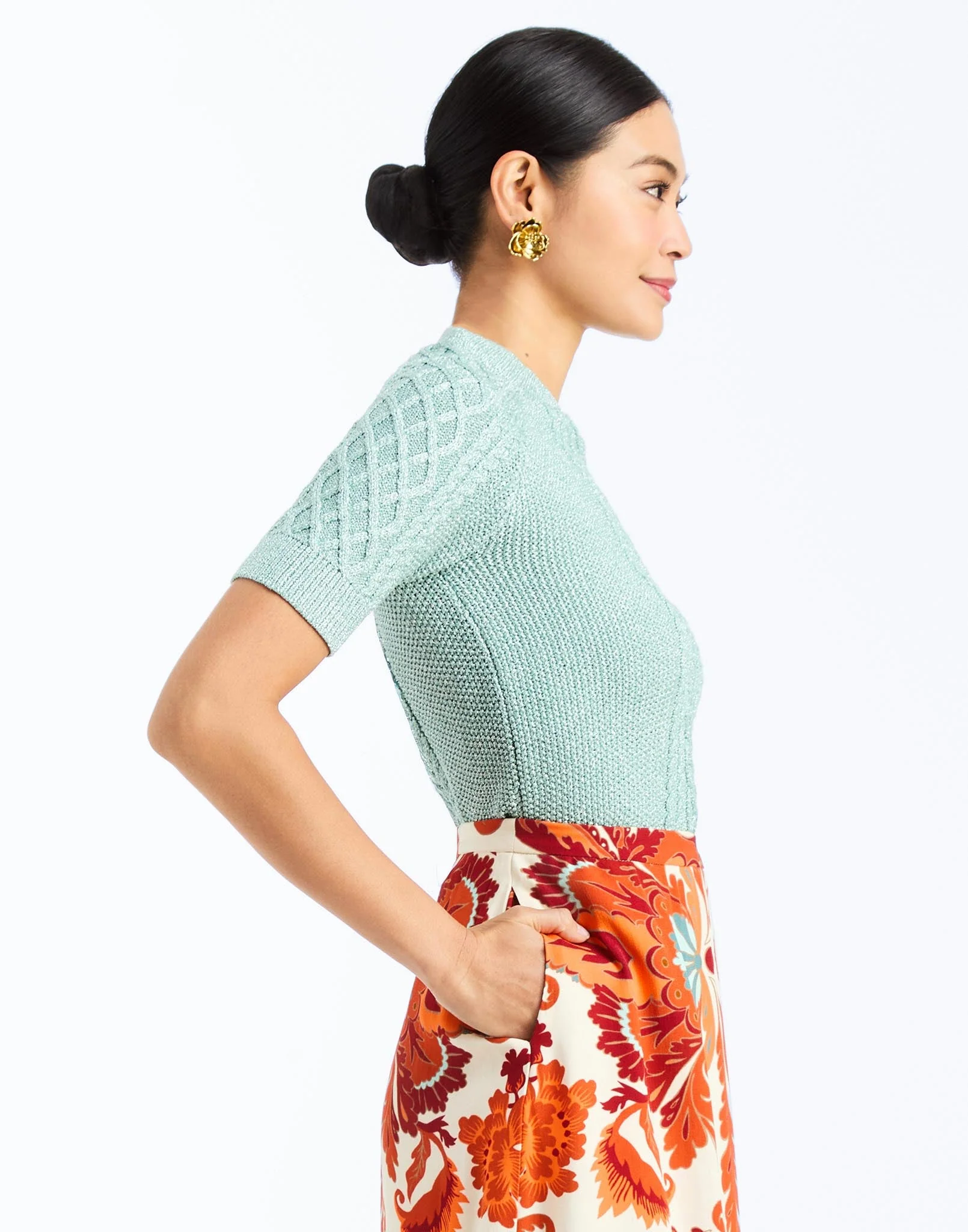 Enya Metallic Sweater - Image 3