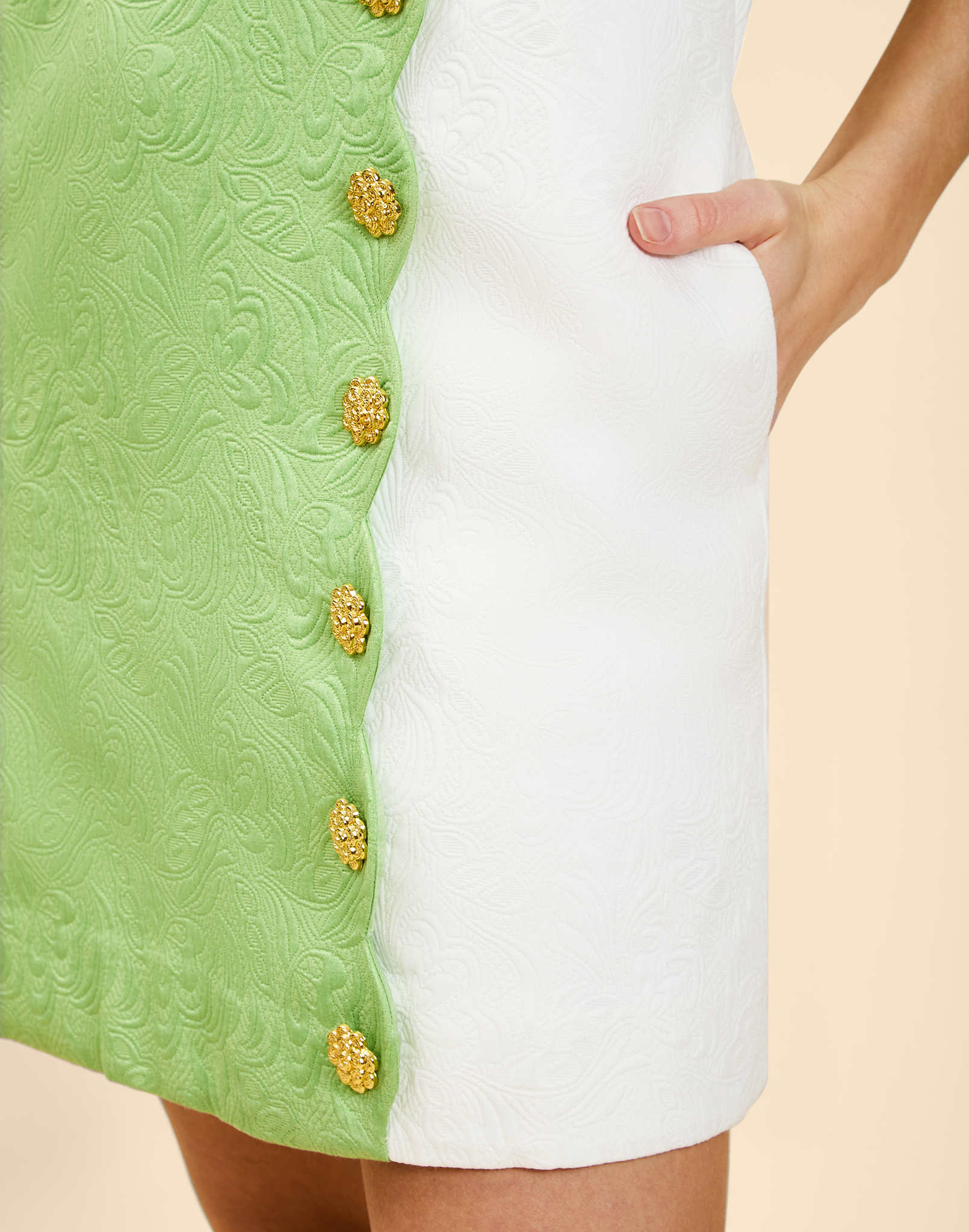 Etta Scallop Mini Dress - Image 6