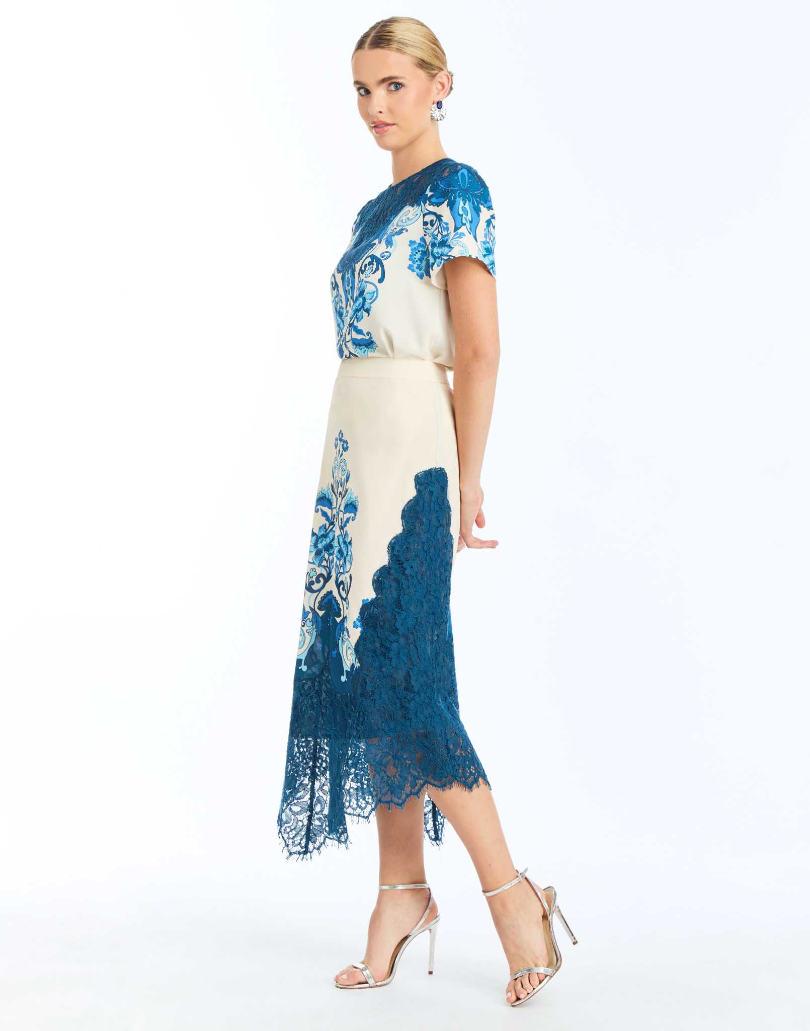 Gracie Lace Midi Skirt - Image 4