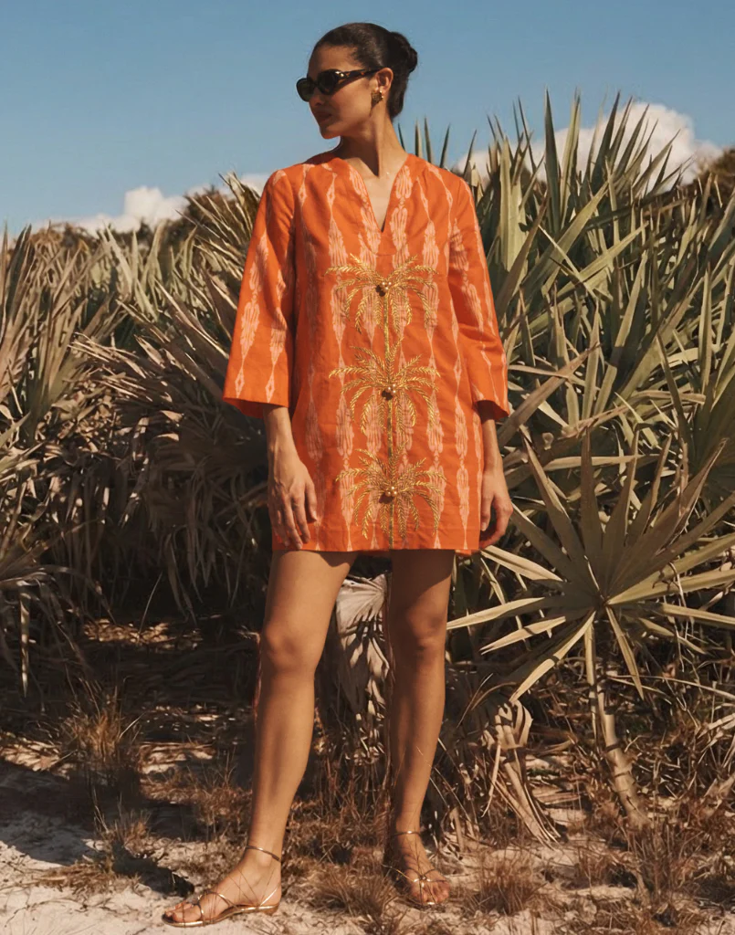 Ines Caftan Mini Dress