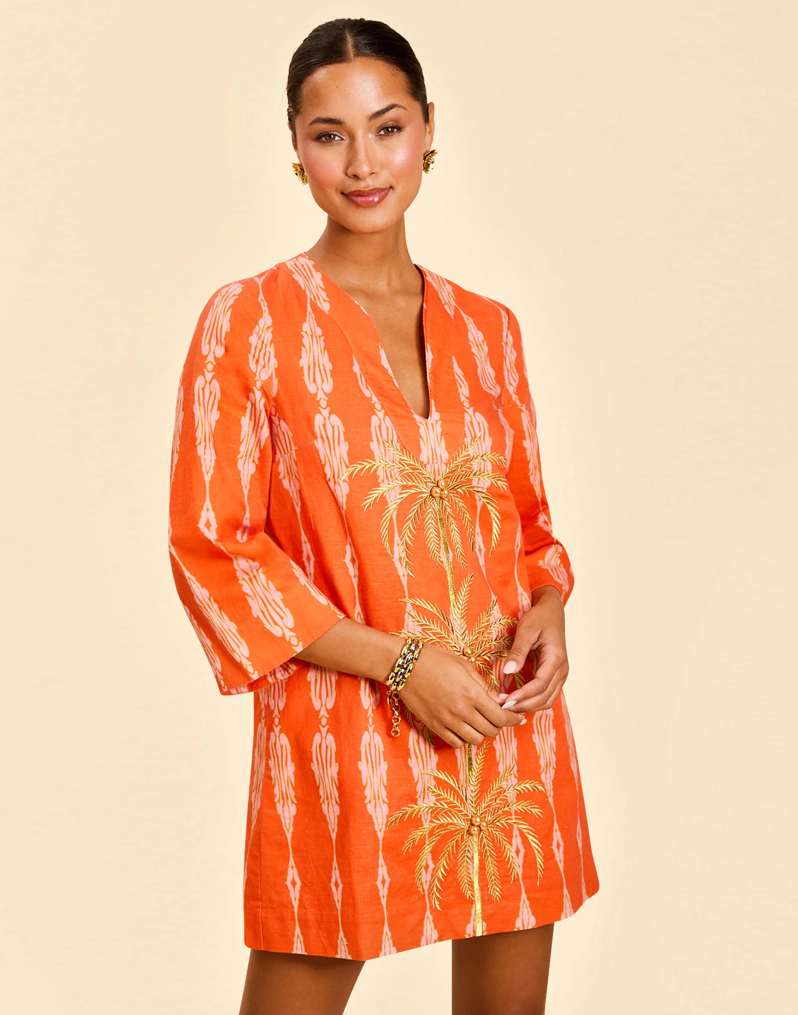 Ines Caftan Mini Dress - Image 2