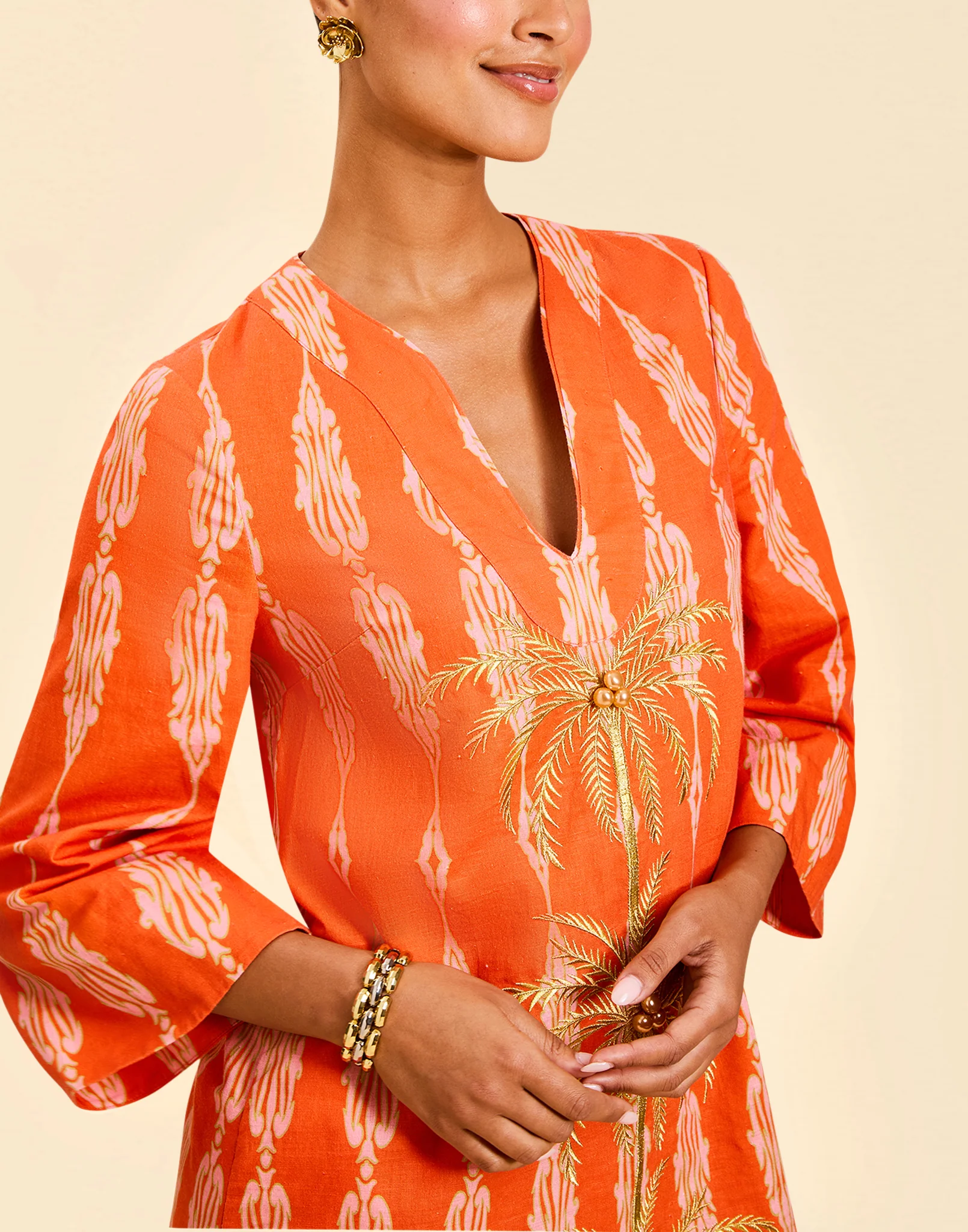 Ines Caftan Mini Dress - Image 5