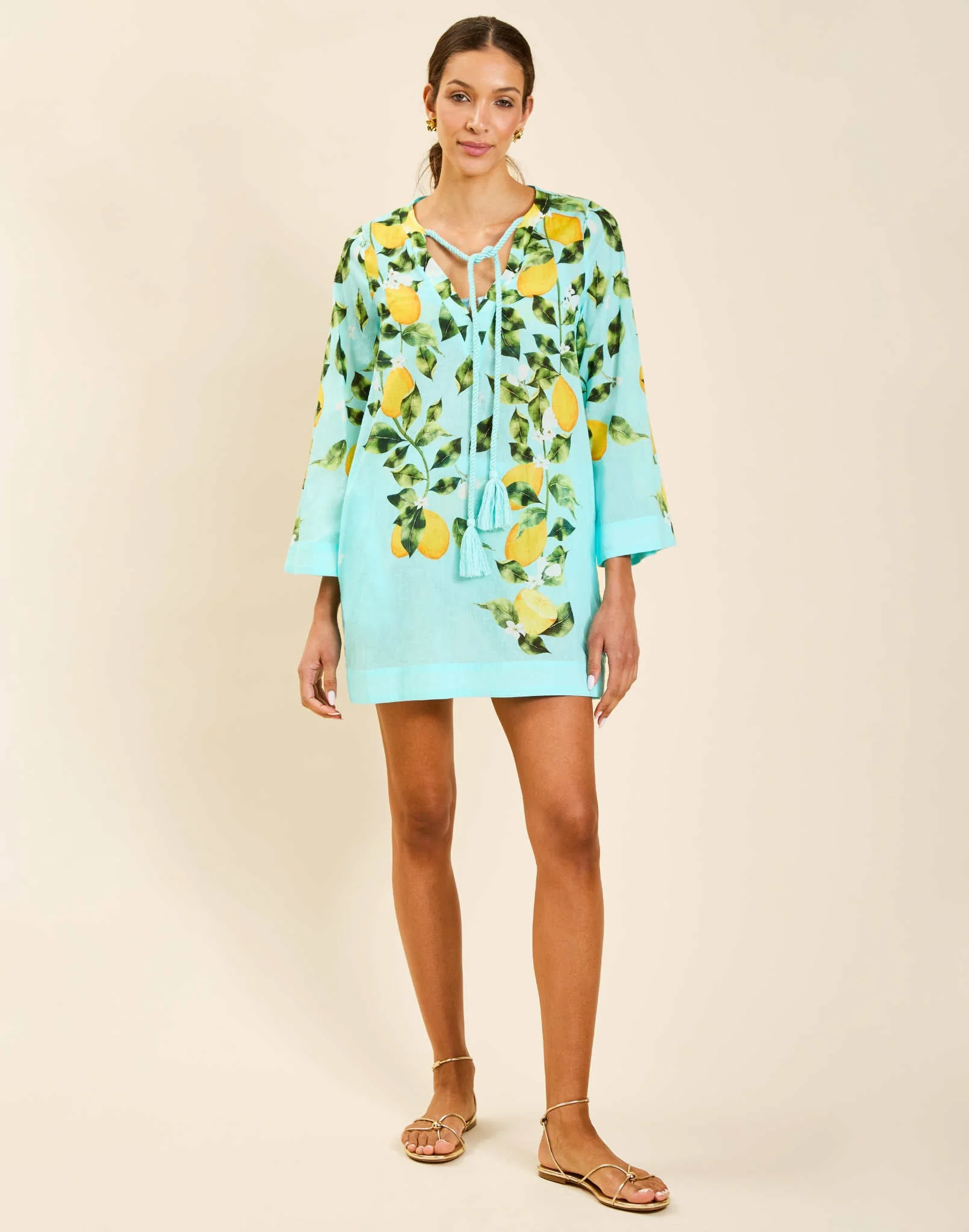 Ines Caftan Mini Dress - Image 3