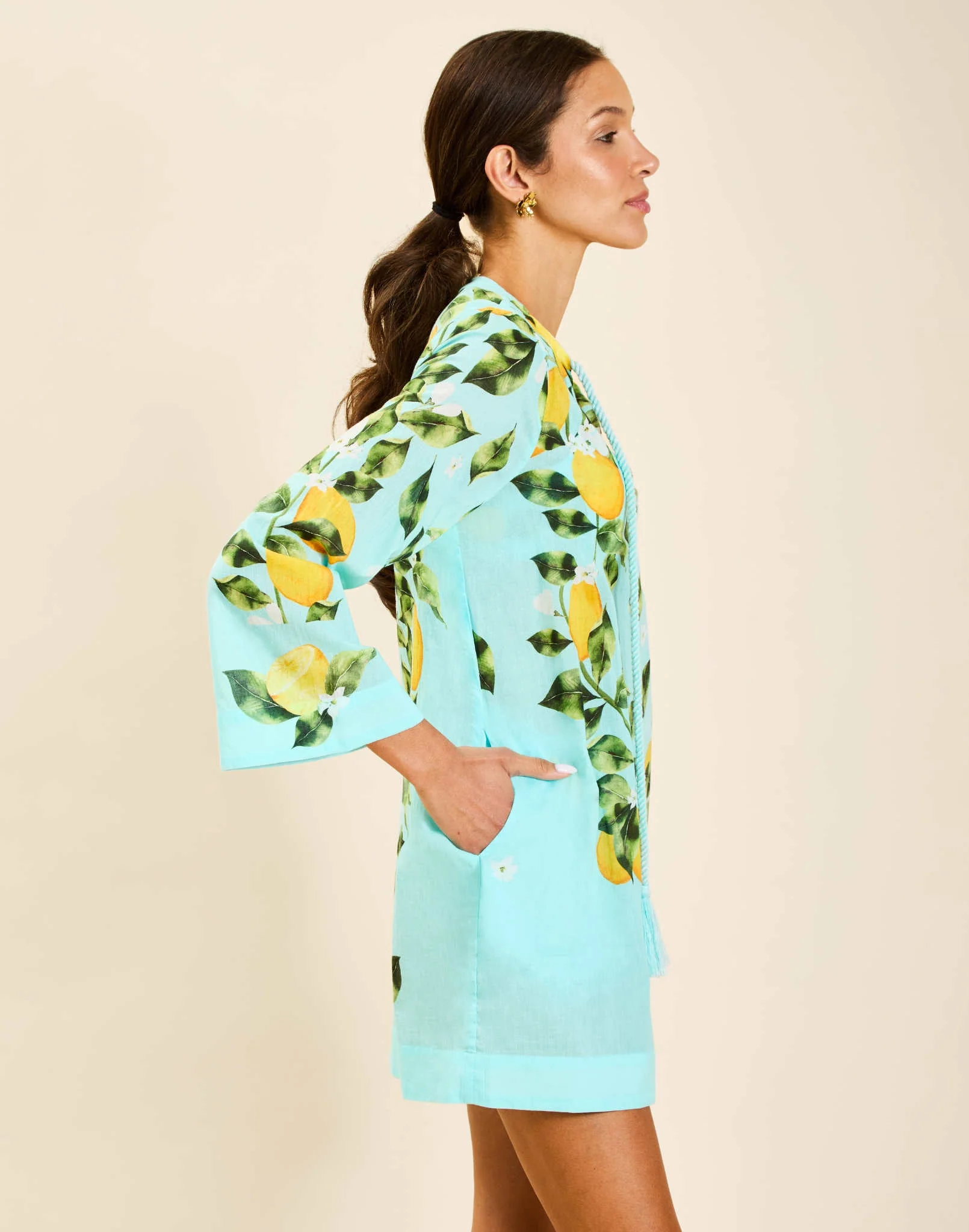 Ines Caftan Mini Dress - Image 4