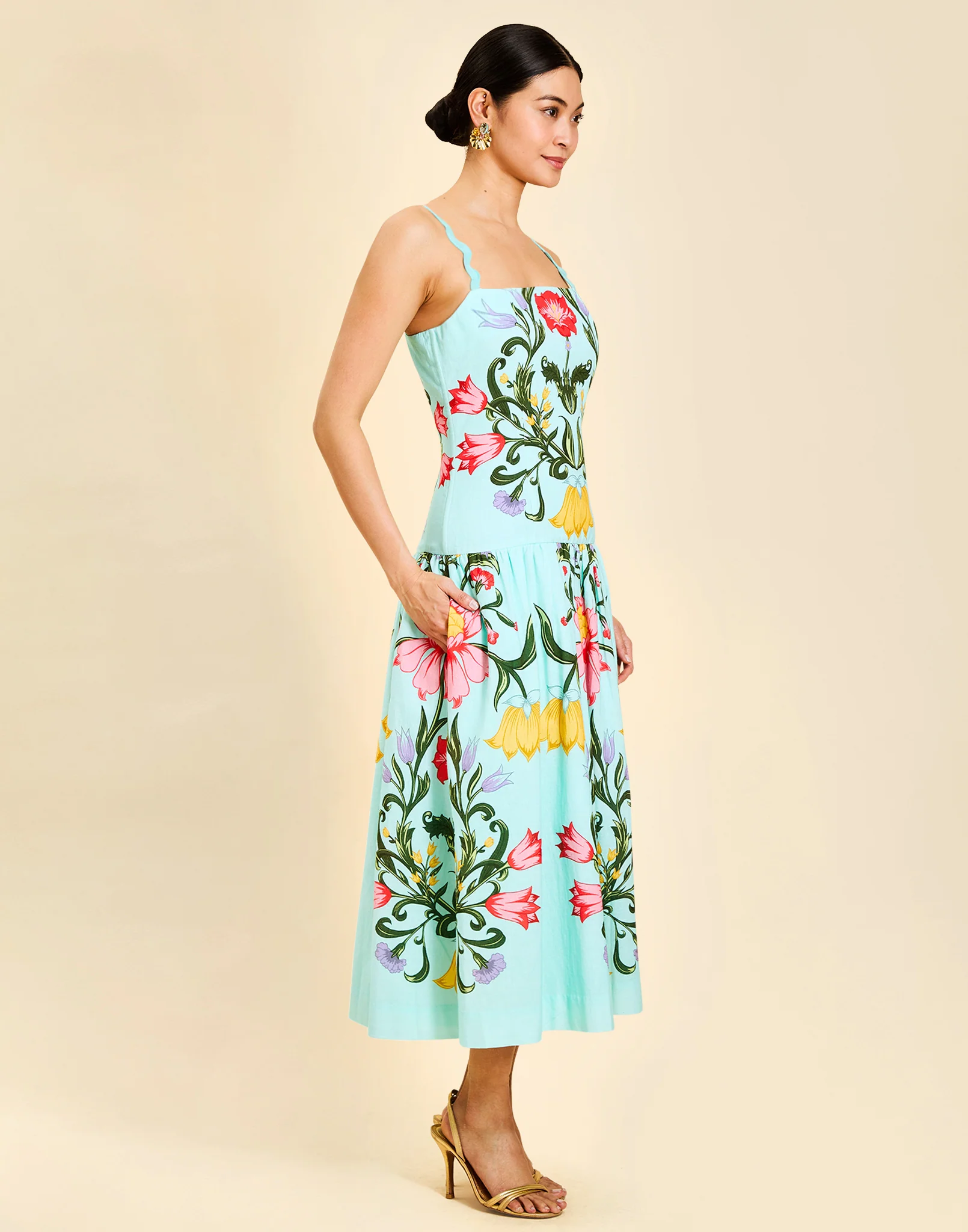 Pre-Order - Kinsley Midi Dress - Image 2