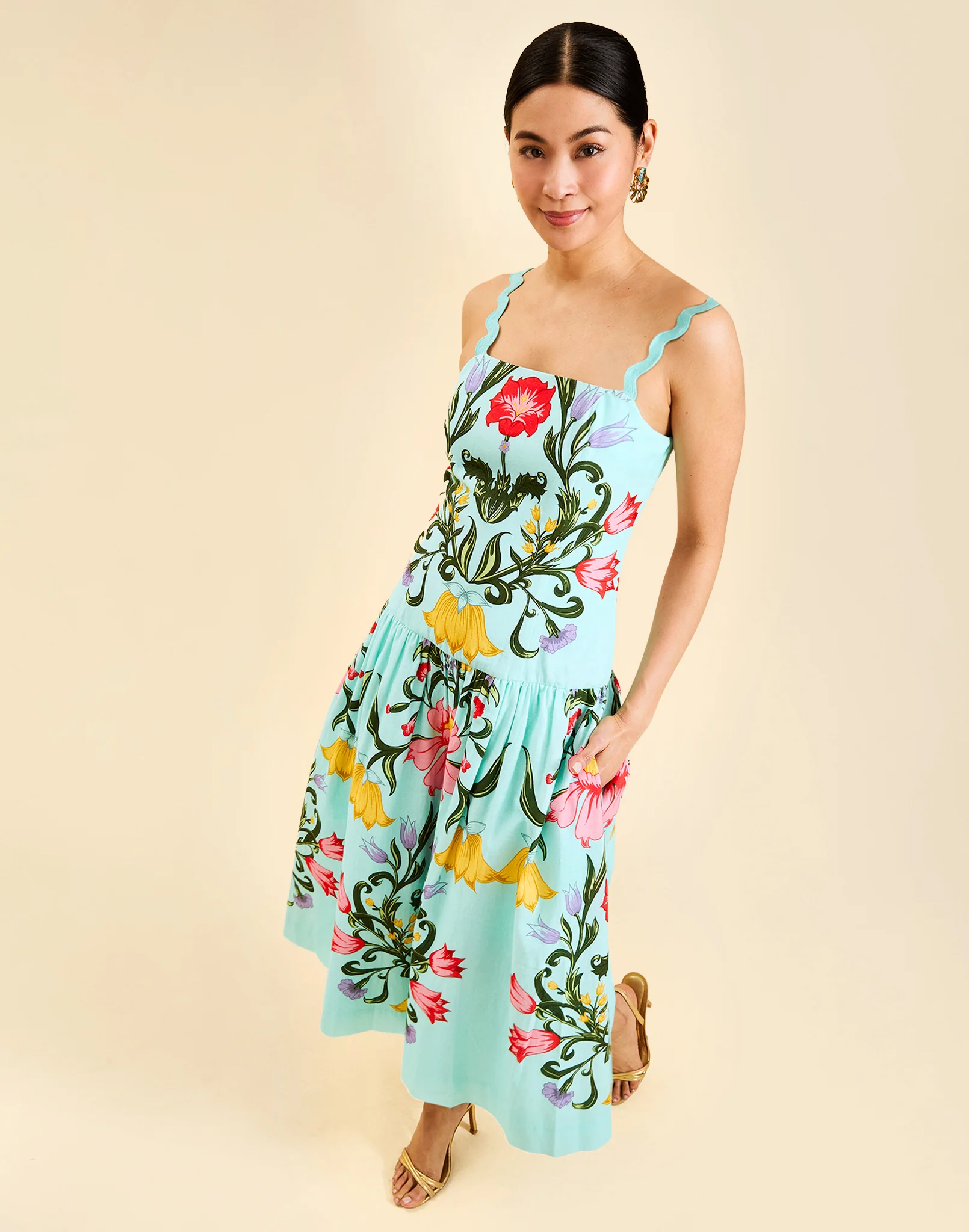 Pre-Order - Kinsley Midi Dress - Image 5