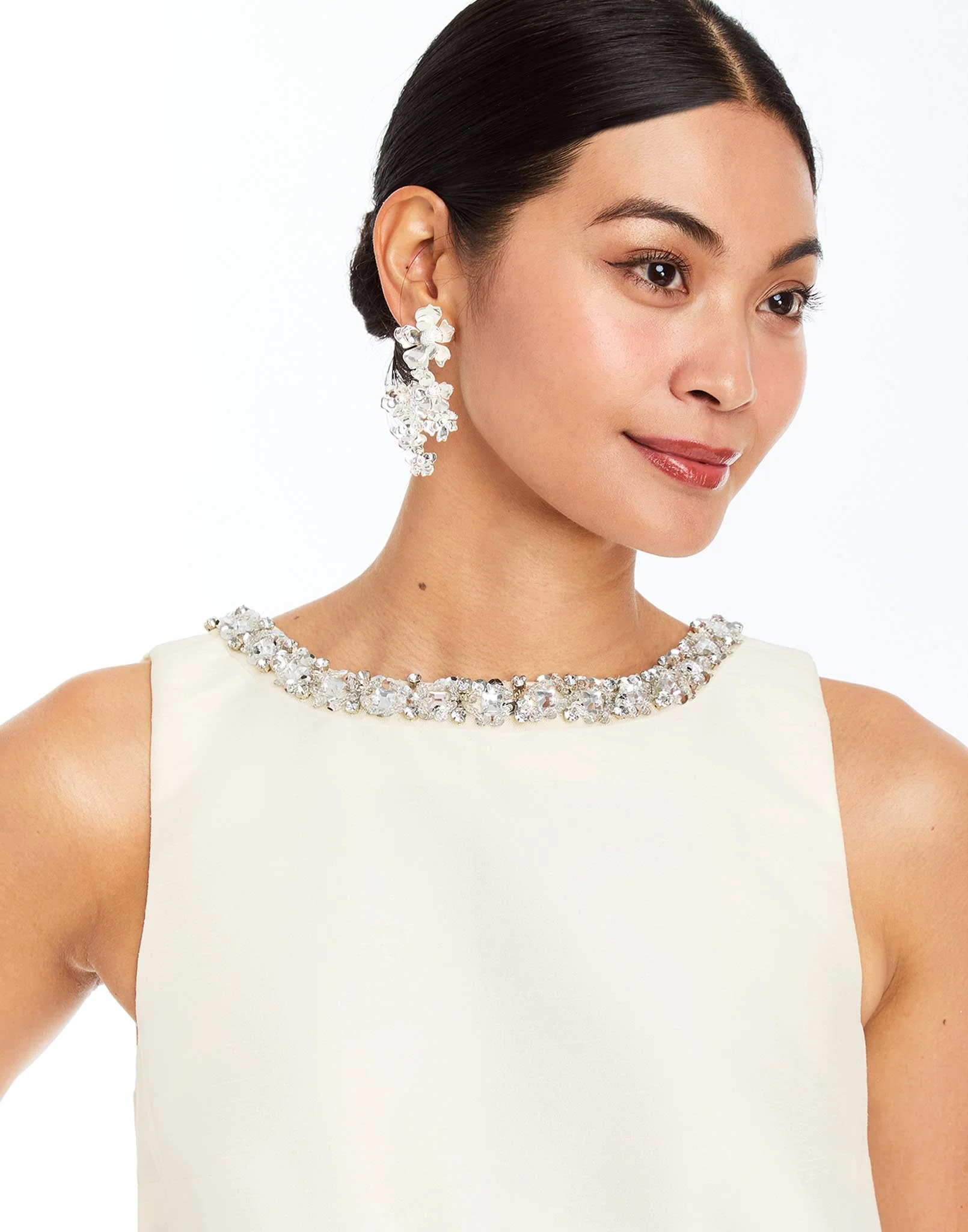 Manhattan Embellished Shift Mini Dress - Image 4