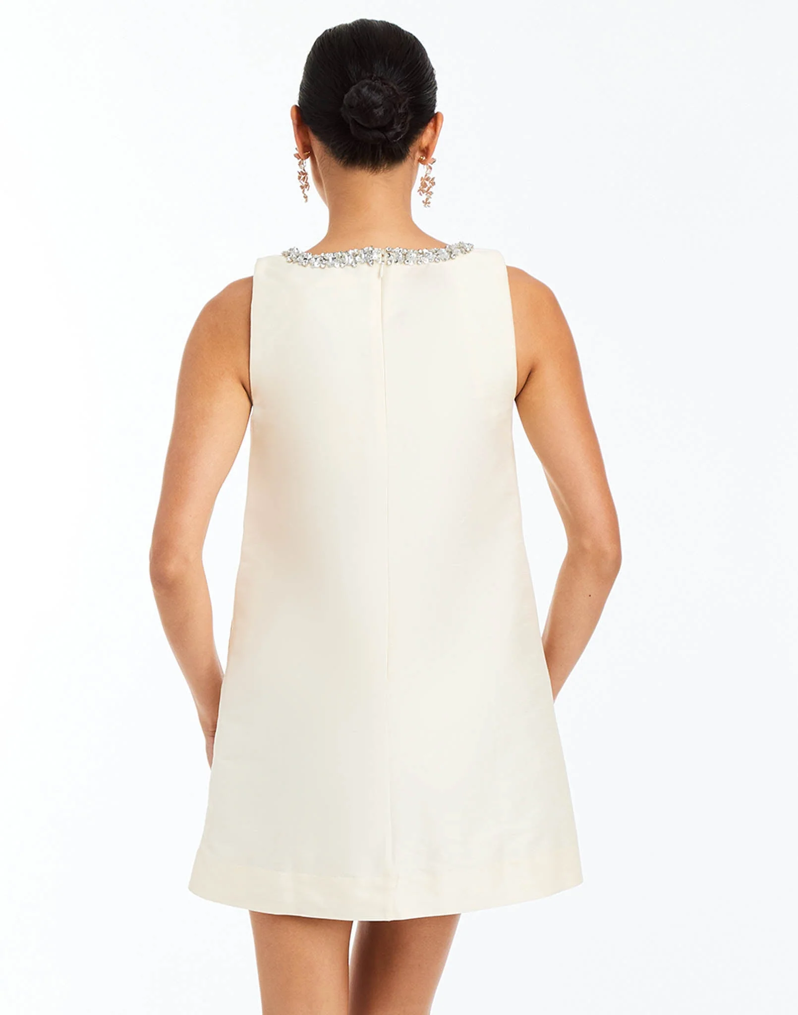 Manhattan Embellished Shift Mini Dress - Image 5