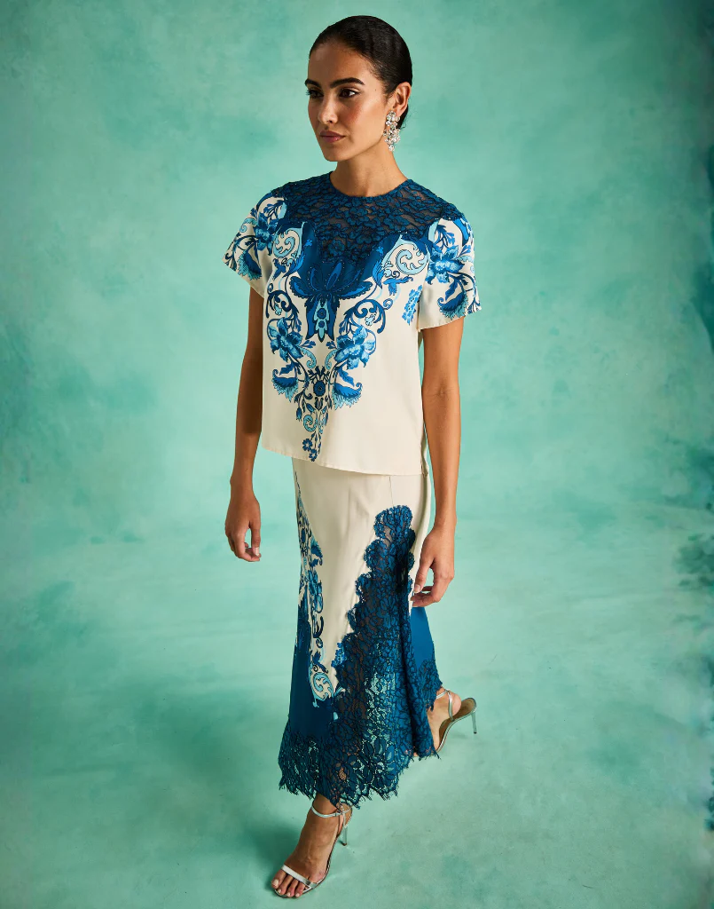 Gracie Lace Midi Skirt - Image 6