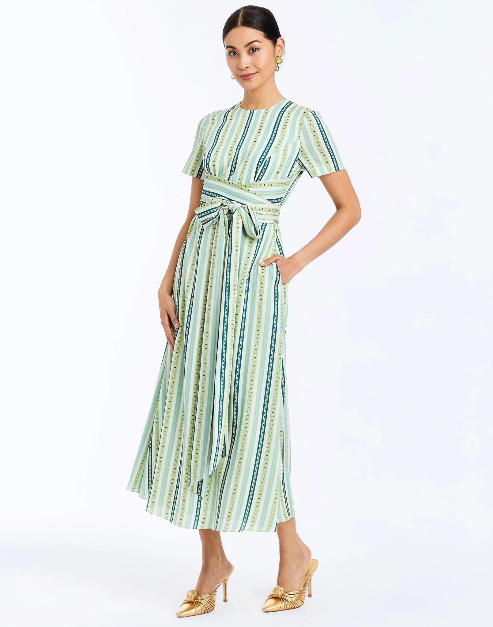 Nolita Short Sleeve Wrap Dress - Image 2
