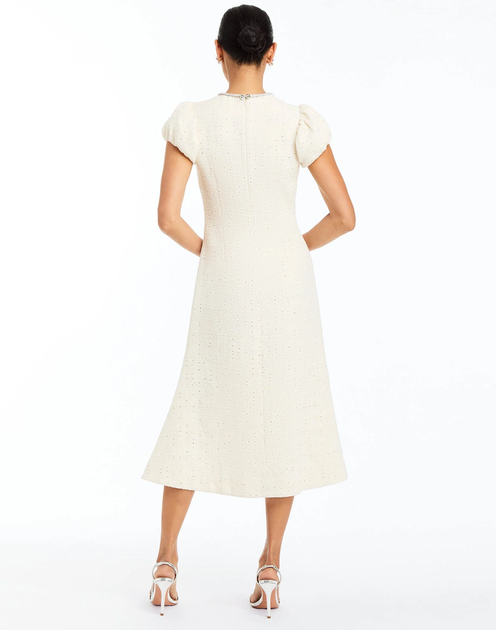 Perla Bow Midi Dress - Image 5