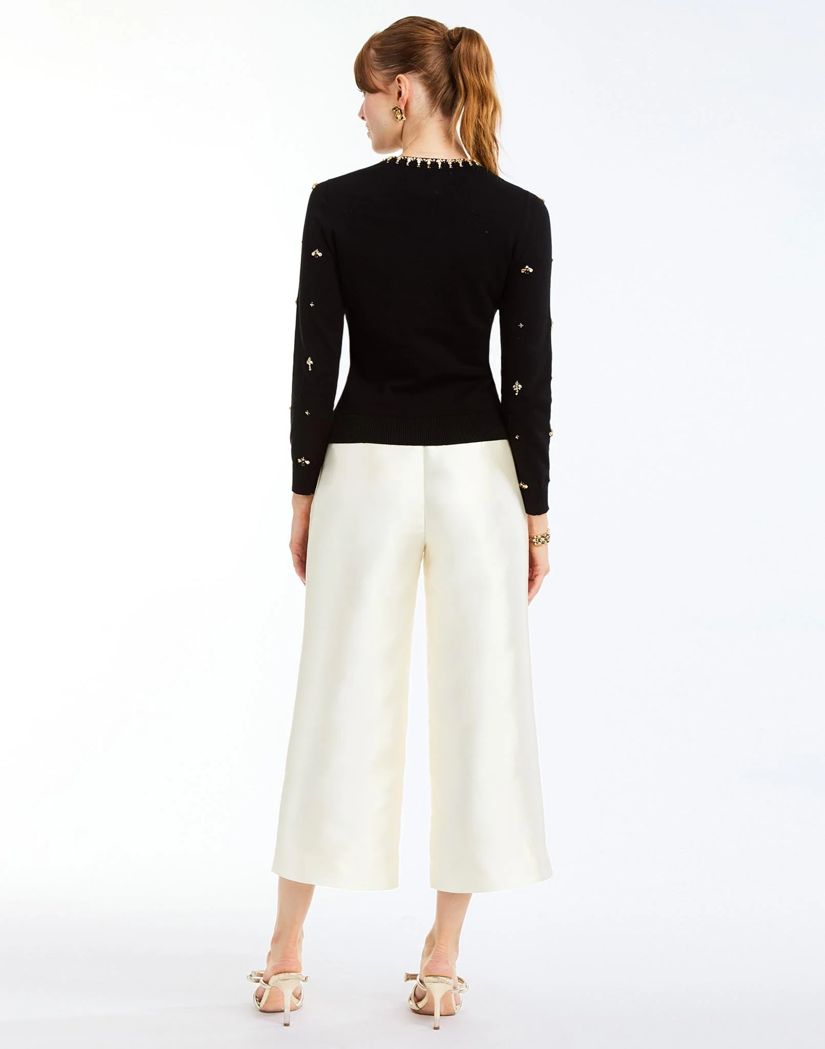Phoebe Embellished Crew-Neck Sweater - Image 4