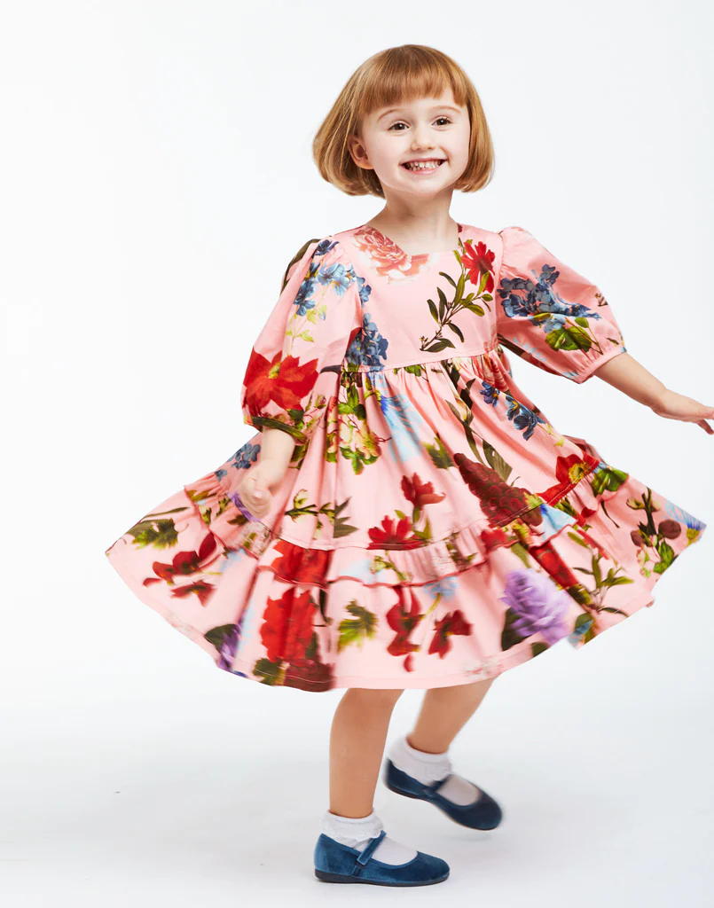 Pink Chicken x Mestiza Little Girl's Clementine Mini Dress - Image 5