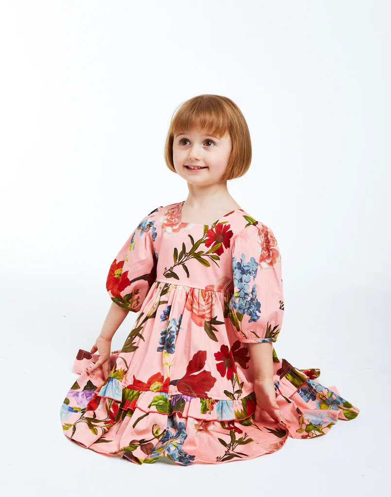 Pink Chicken x Mestiza Little Girl's Clementine Mini Dress - Image 6
