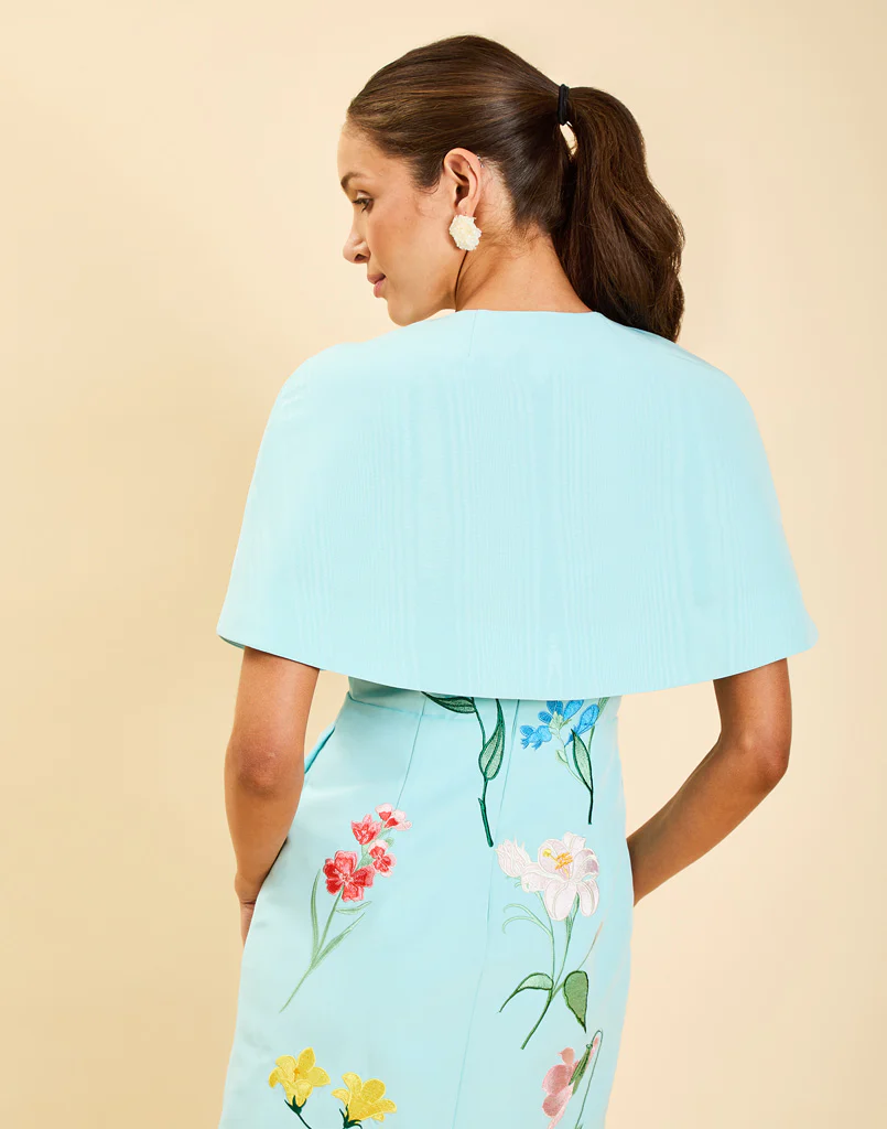 Pre-Order - Promenade Embroidered Capelet - Image 5