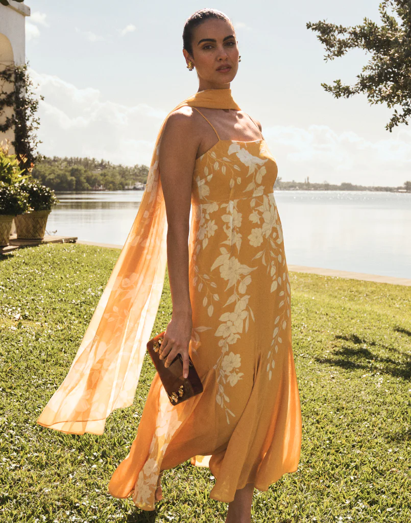 Reverie Tea-Length Sash Dress - Image 3