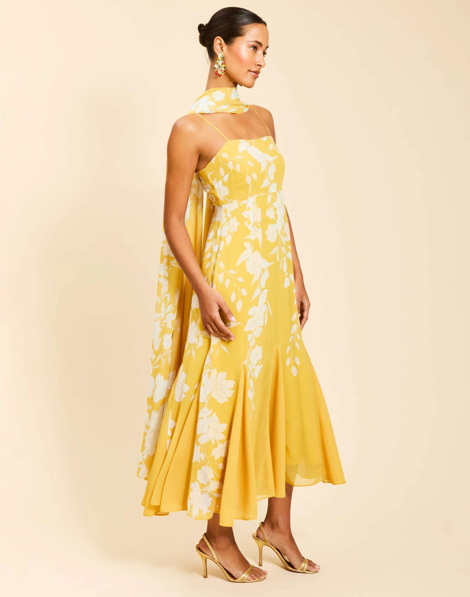 Reverie Tea-Length Sash Dress - Image 8
