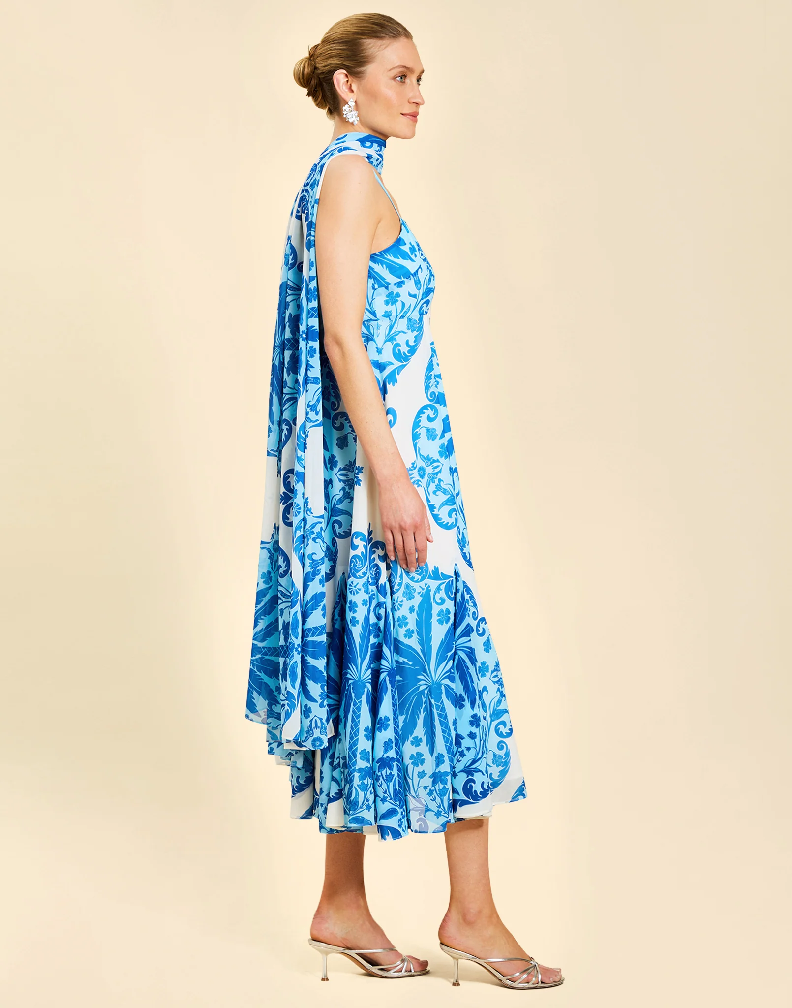 Pre-Order - Reverie Tea-Length Sash Dress - Image 3