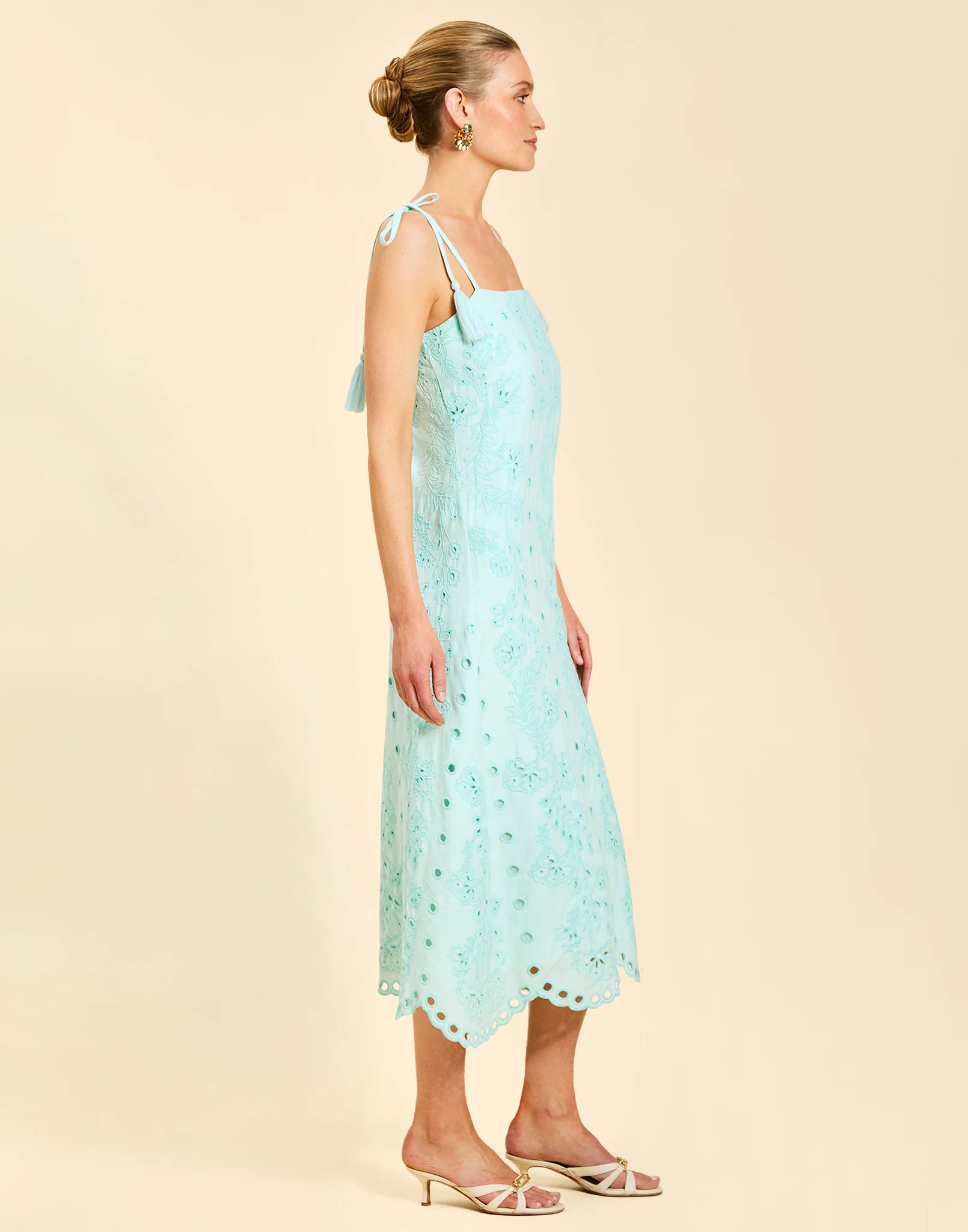 Salvador Tassel Midi Dress - Image 3