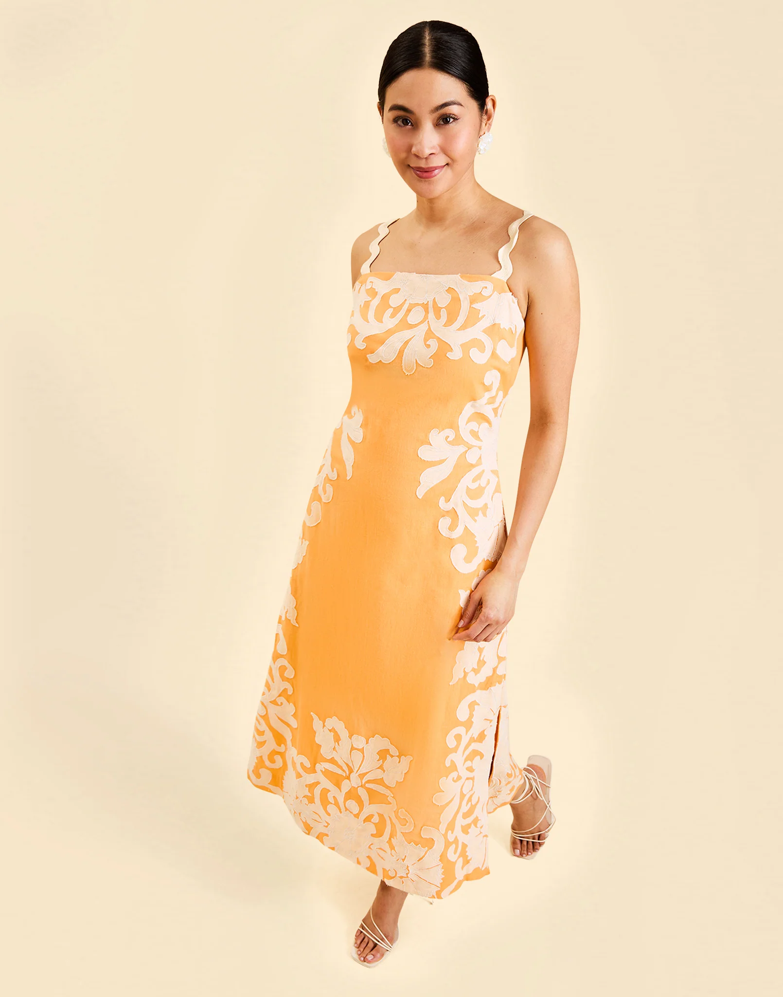 Sammy Embroidered Midi Dress - Image 2