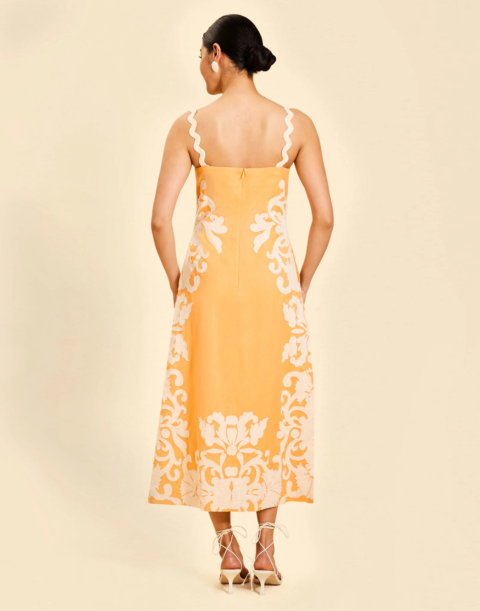 Sammy Embroidered Midi Dress - Image 4
