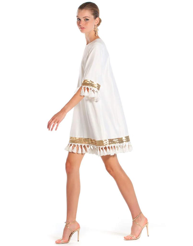 Shimmy Shimmy Tassel Dress - Image 4
