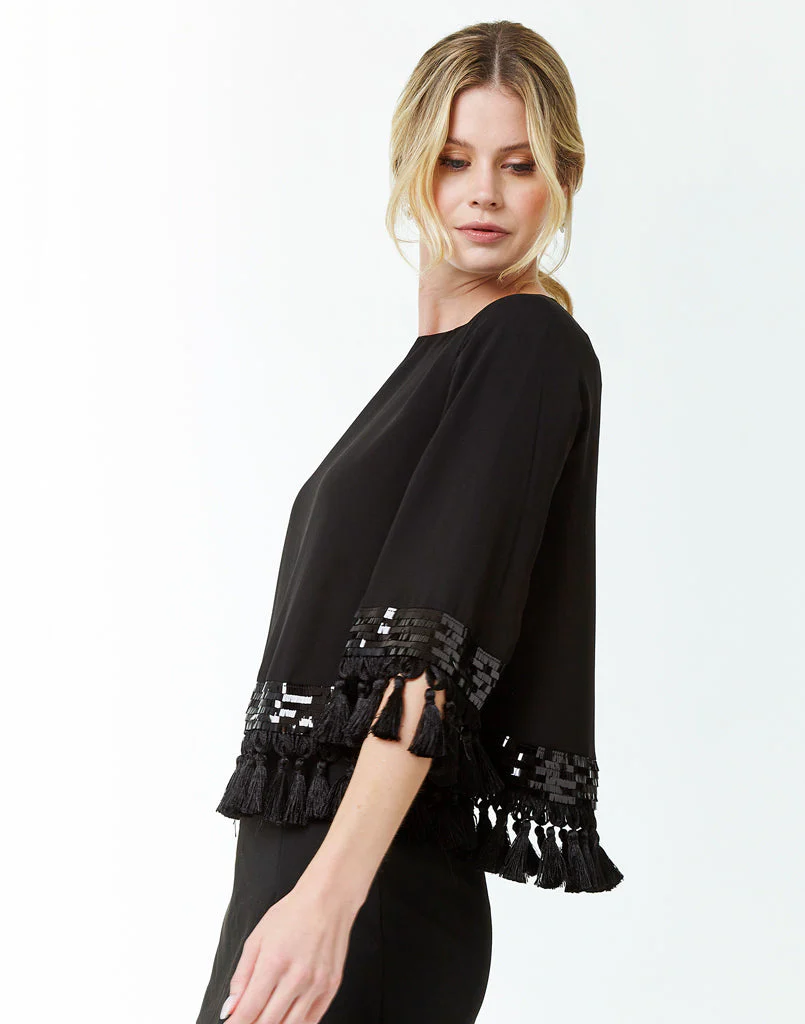 Shimmy Shimmy Tassel Top - Image 3