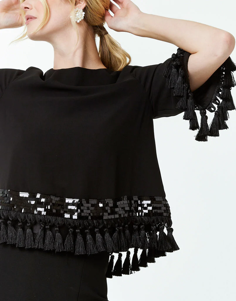 Shimmy Shimmy Tassel Top - Image 4