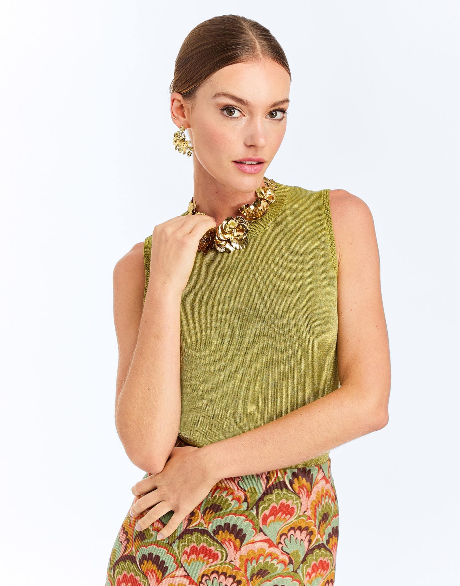 Soho Metallic Knit Top - Image 4