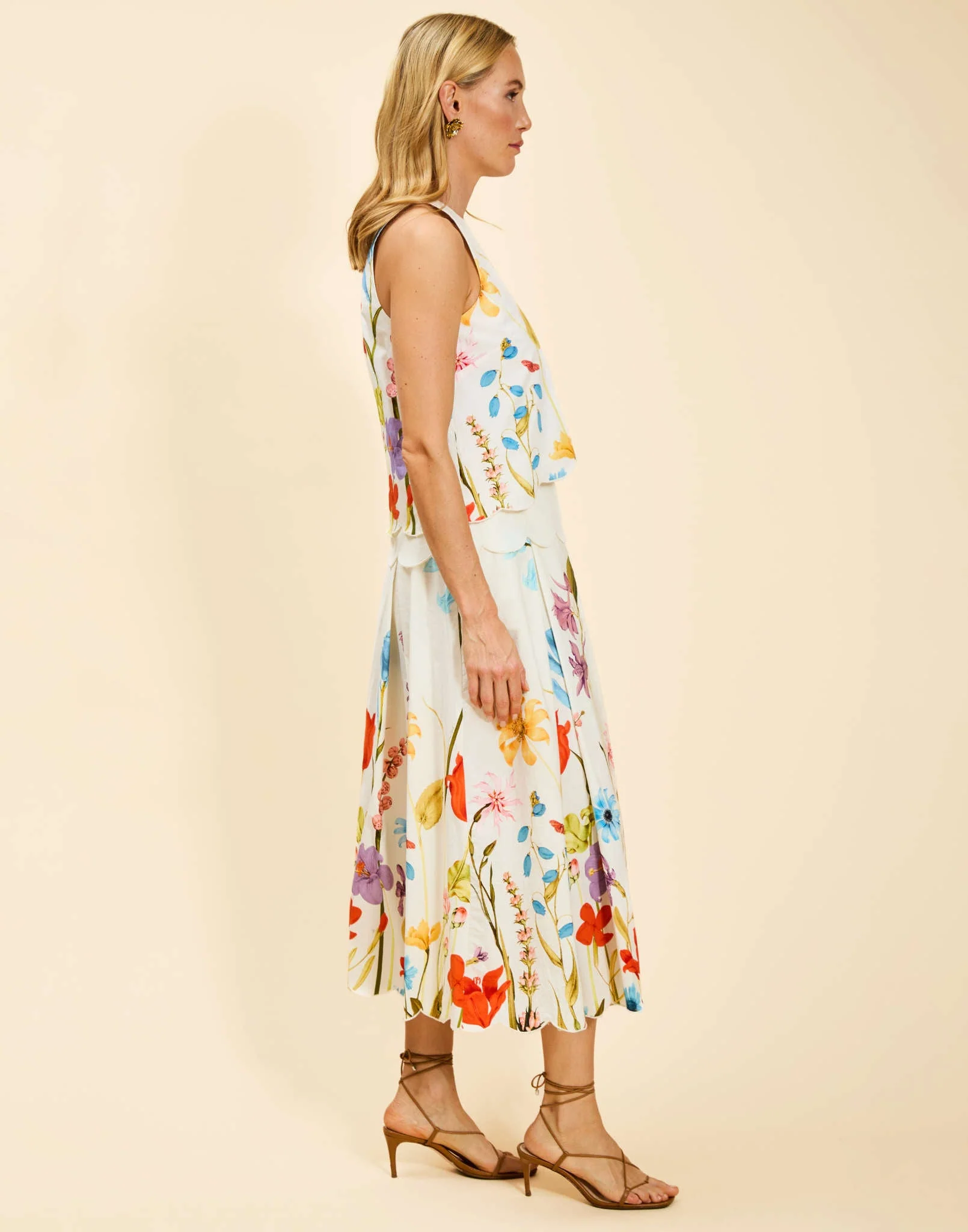 Sonata Scallop Midi Skirt - Image 4