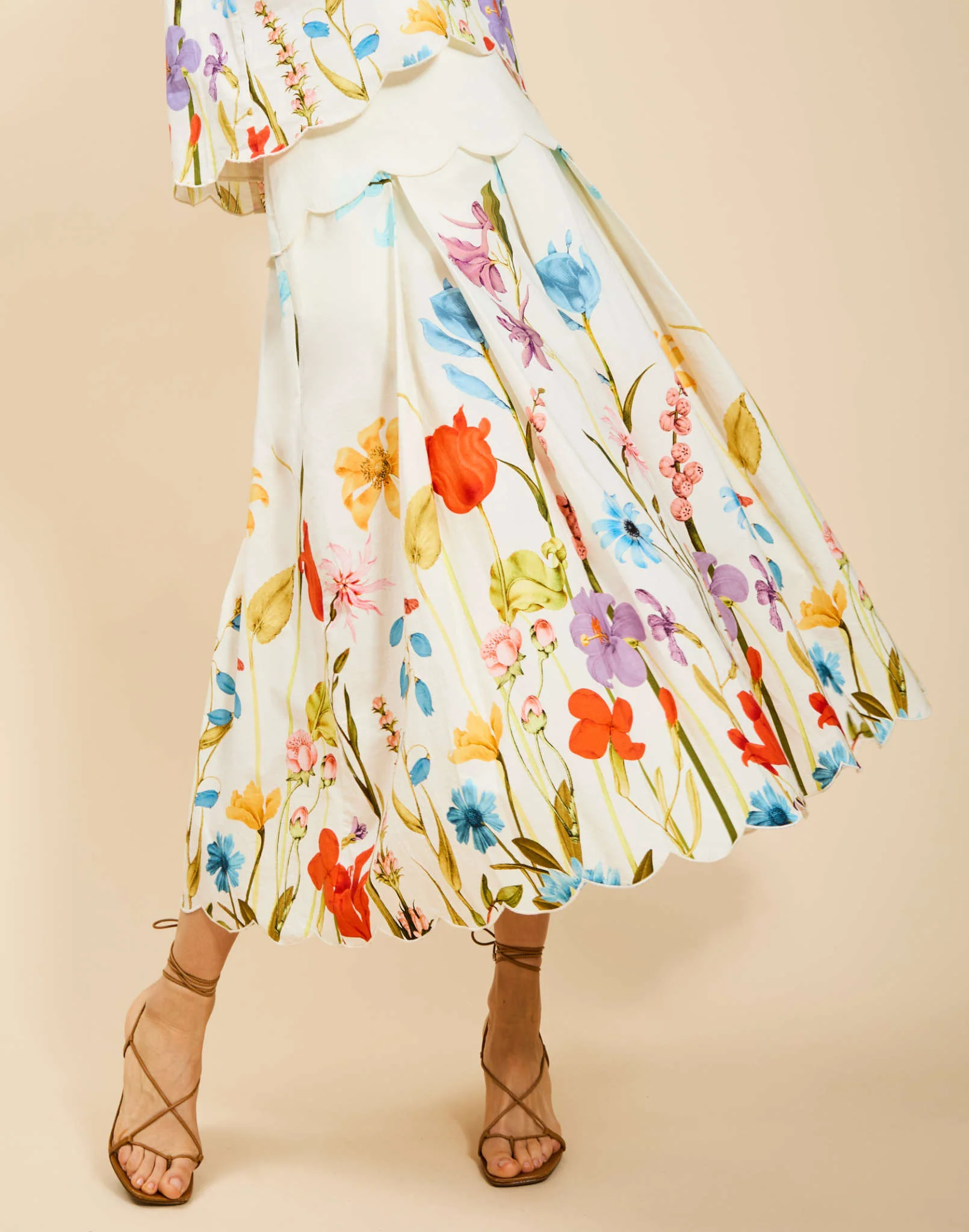 Sonata Scallop Midi Skirt - Image 7